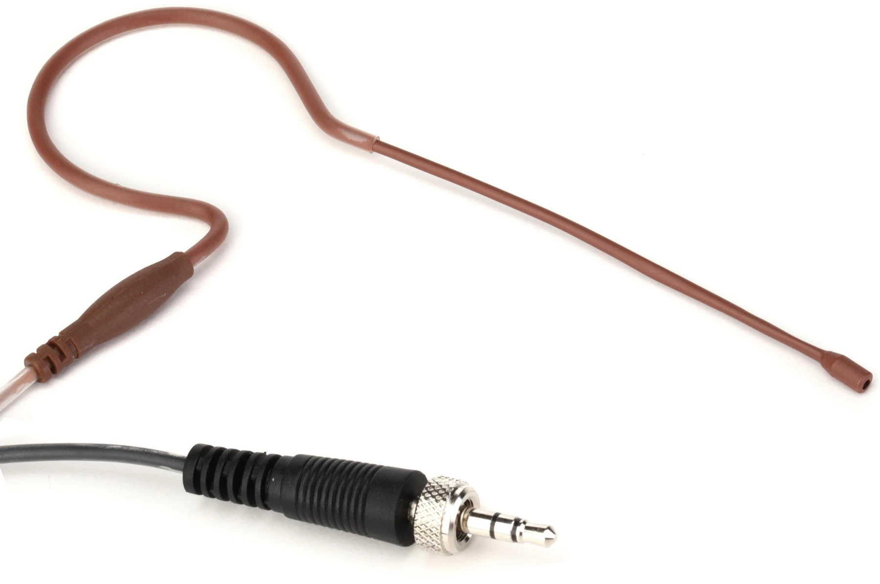Point Source Audio Series8 CO-8WS 带 3.5mm 接头、适用于 Sennheiser 无线系统的全指向耳挂式麦克风 - 棕色