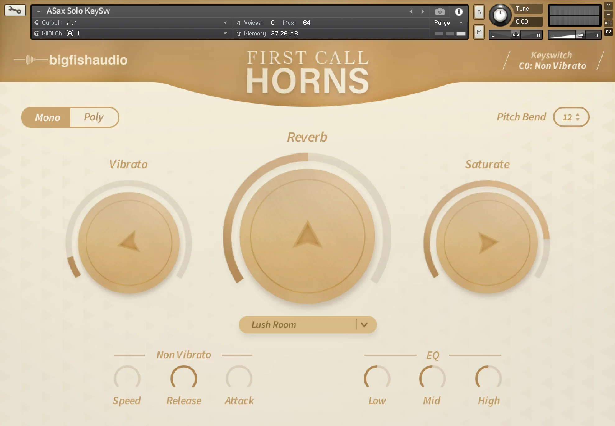 Big Fish Audio First Call Horns 软件乐器