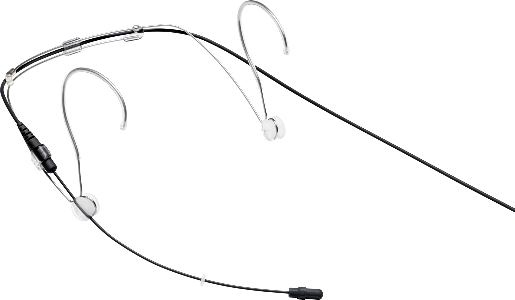 Shure DuraPlex DH5 适用于 Shure 无线系统的全指向头戴式麦克风，带 LEMO3 接头 - 黑色