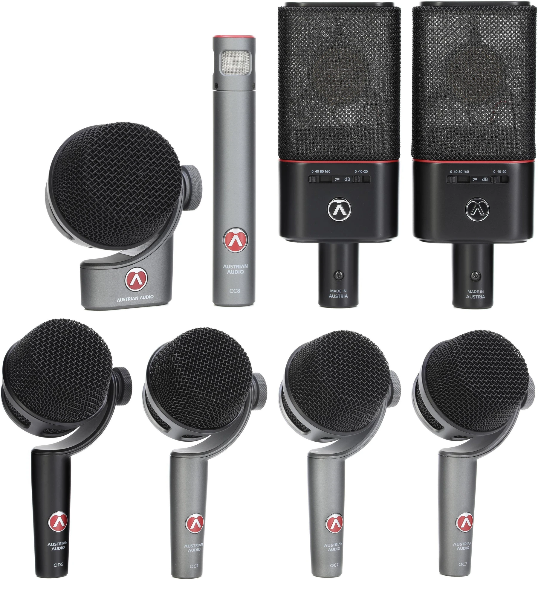 Austrian Audio DMK1 8件套鼓麦克风套装