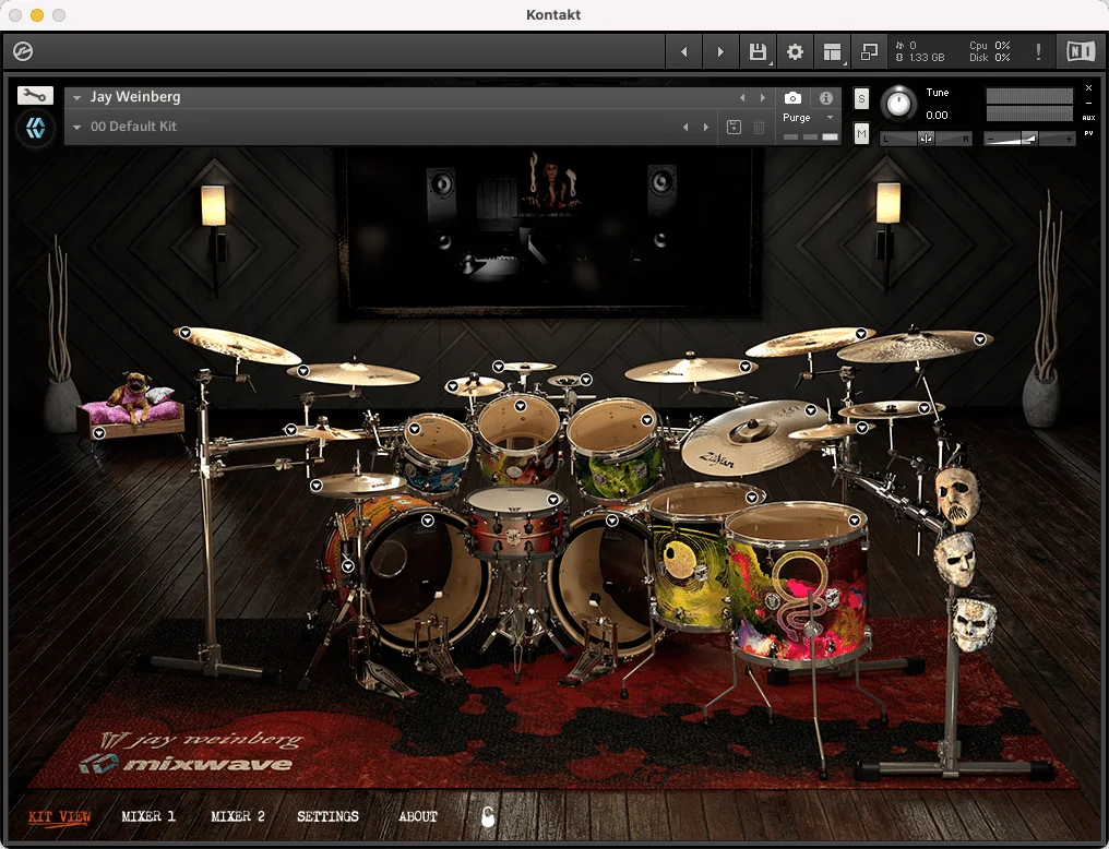 MixWave Jay Weinberg 鼓组音源库