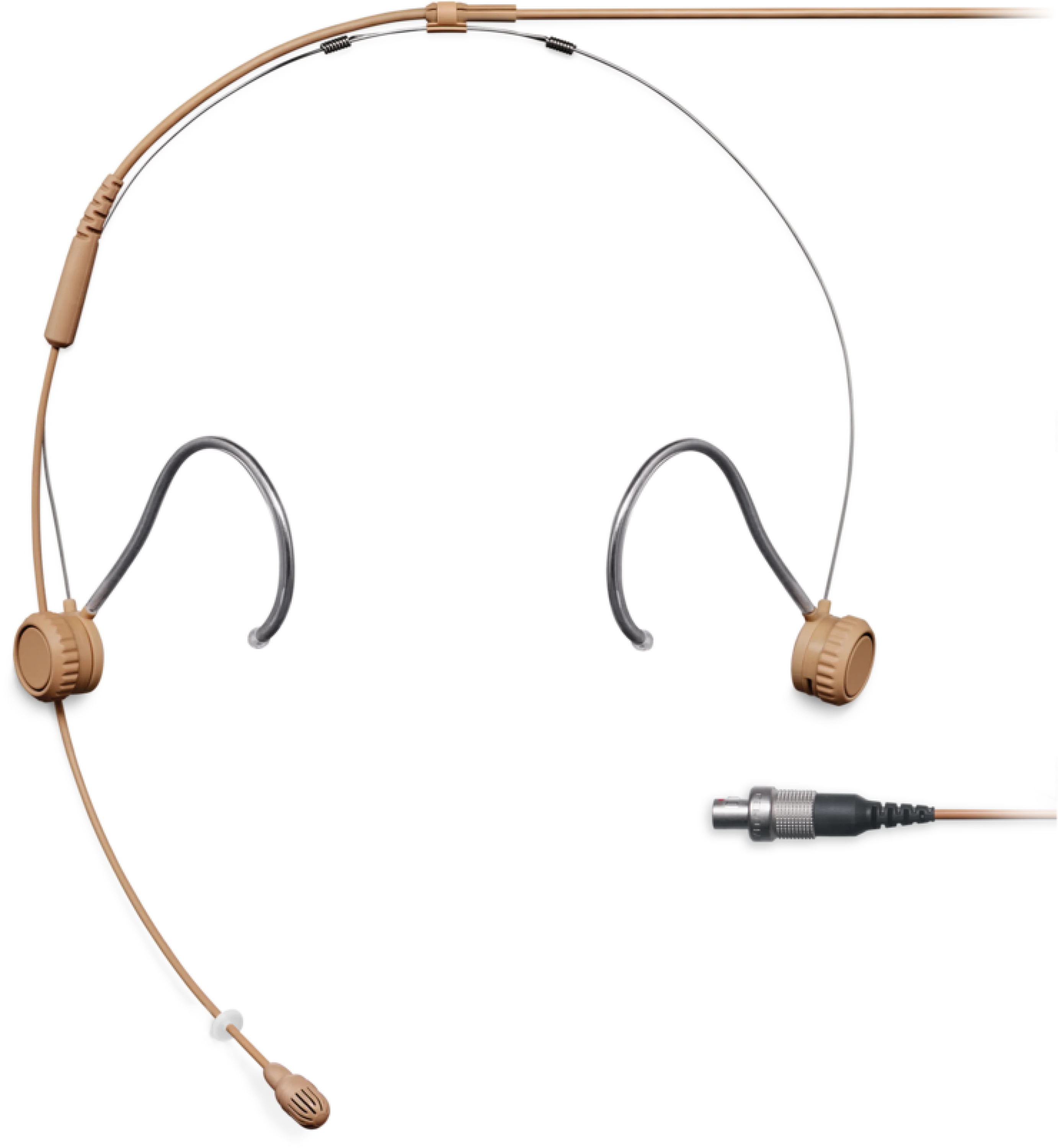 Shure TwinPlex TH53C/O-LEMO 全指向头戴式麦克风，带 LEMO 接头 - 可可色