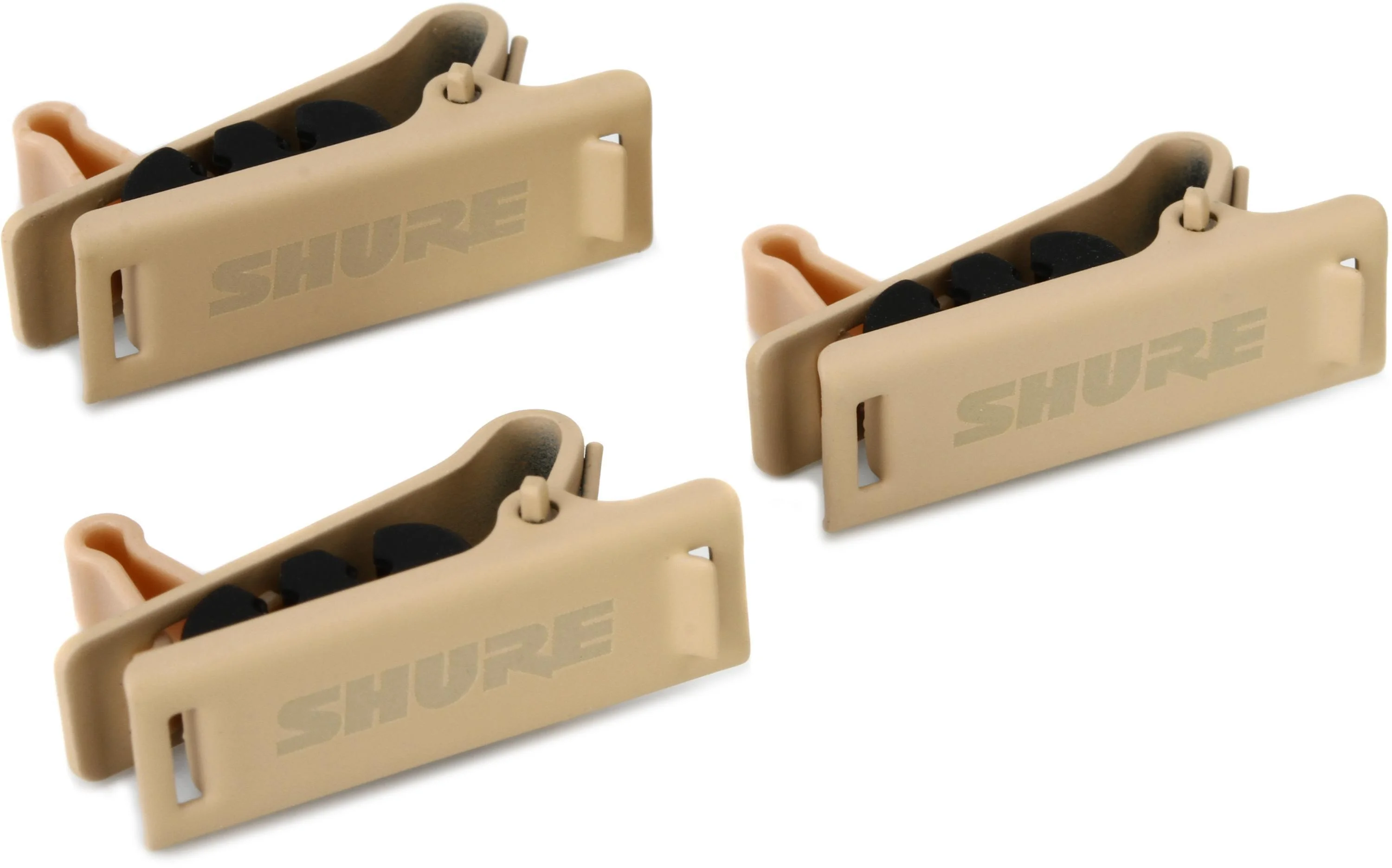 Shure RPM40STC/T TwinPlex 系列麦克风单领夹固定夹 - 肉色（3只装）