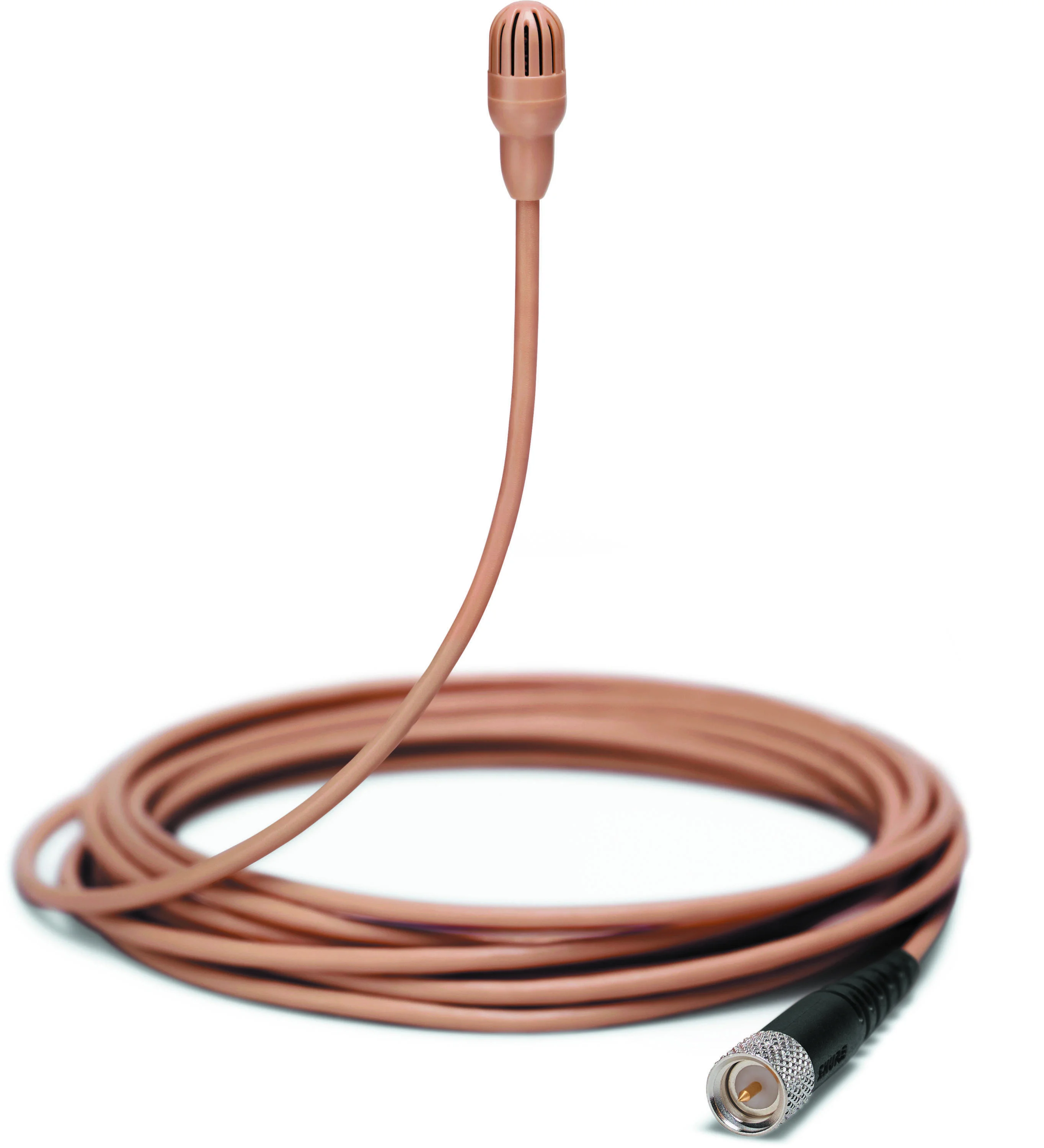 Shure TwinPlex TL47C/O-MDOT-A 全指向领夹麦克风，含配件套装（MicroDot，可可色）