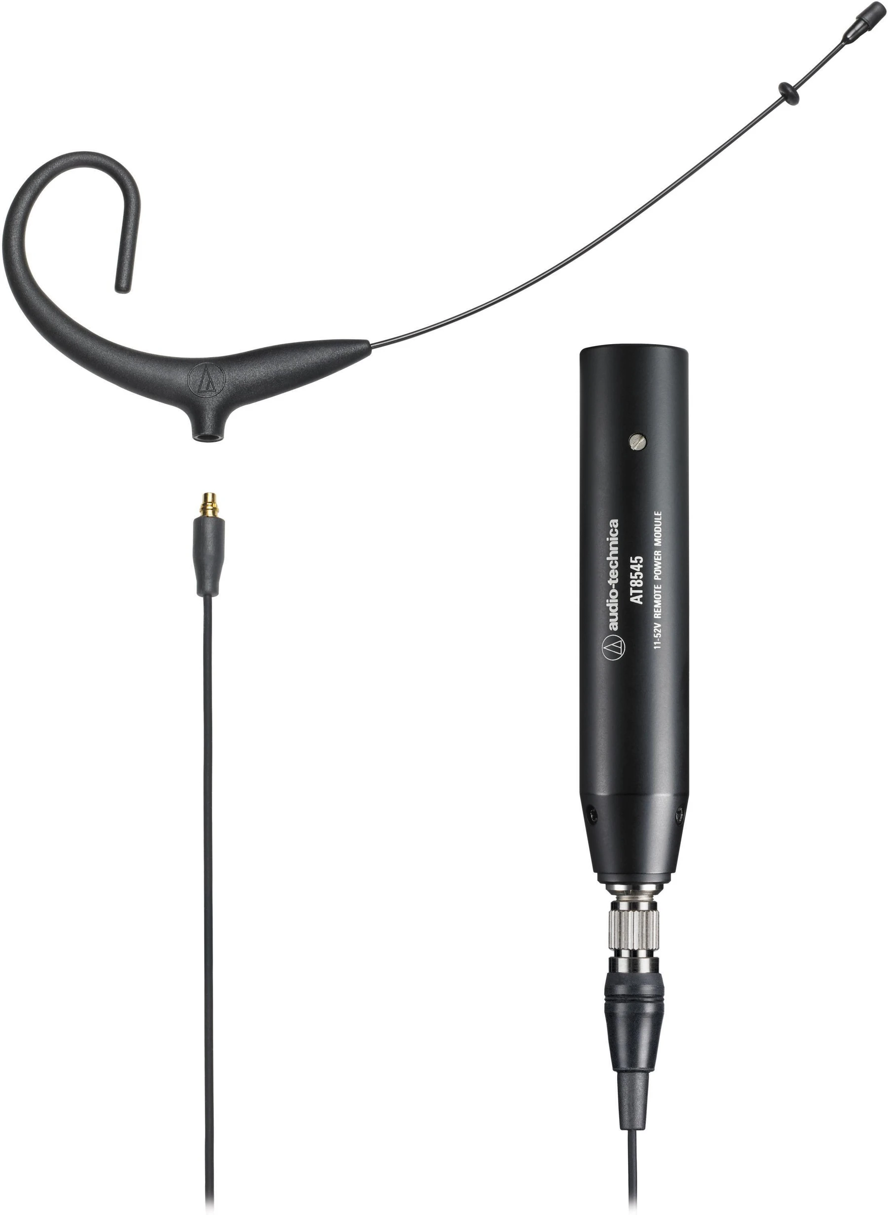 Audio-Technica BP892x 全指向头戴式麦克风，带 XLR 供电模块 - 黑色