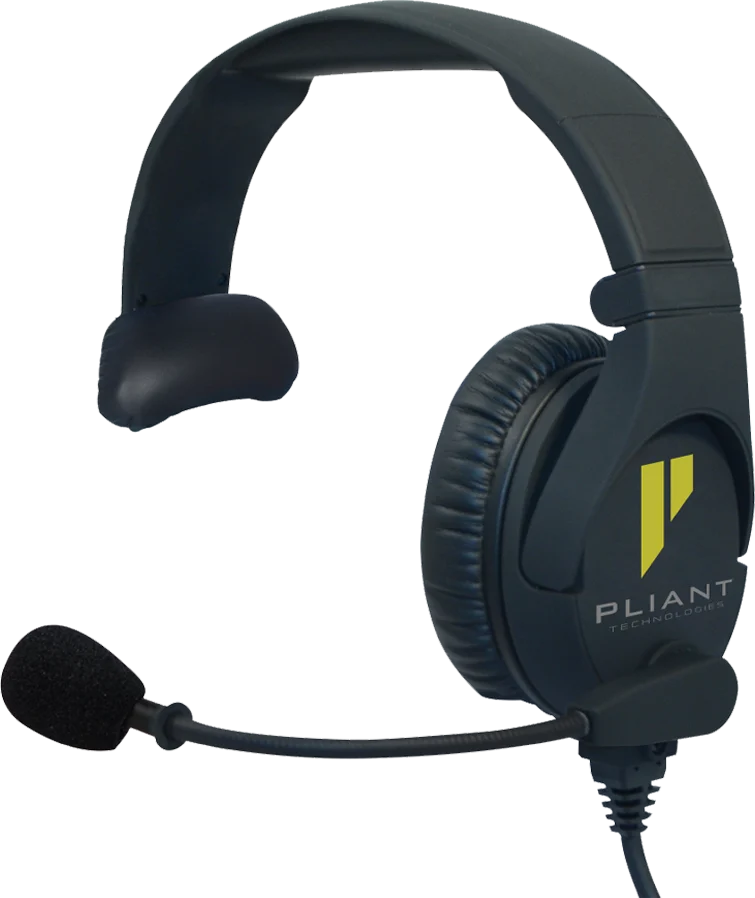 Pliant Technologies SmartBoom Pro 单耳驻极体耳麦 - 6针迷你 XLR 母头接口