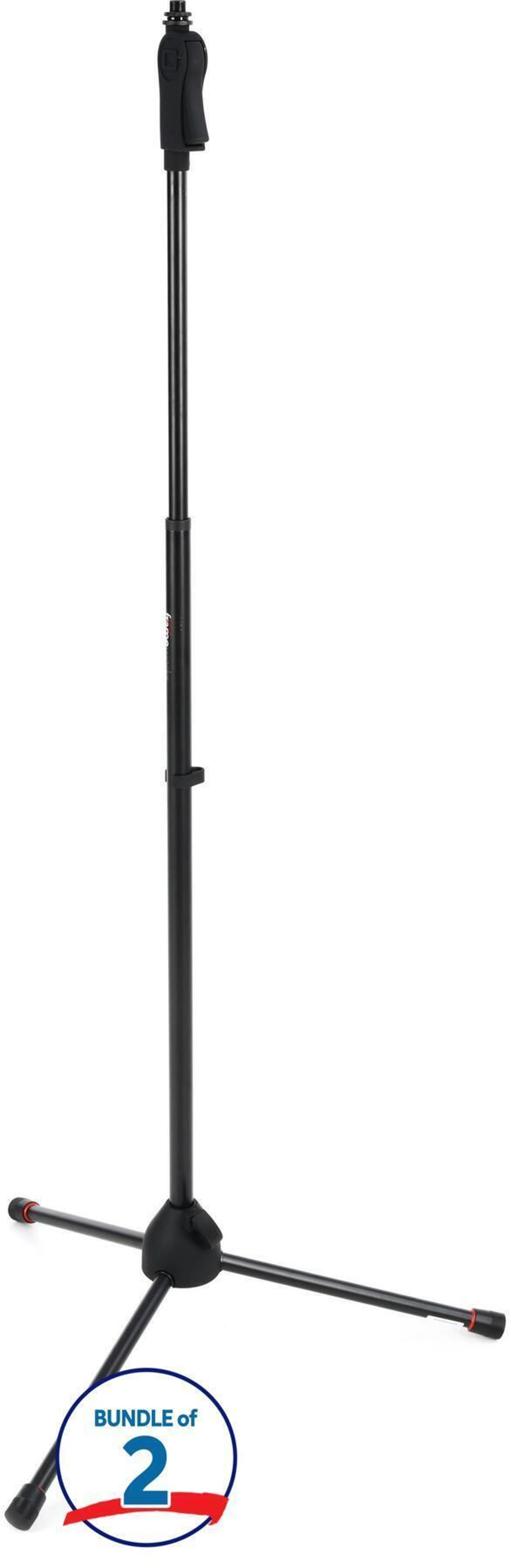 Gator Frameworks GFW-MIC-2100 豪华三脚麦克风支架（2只装）