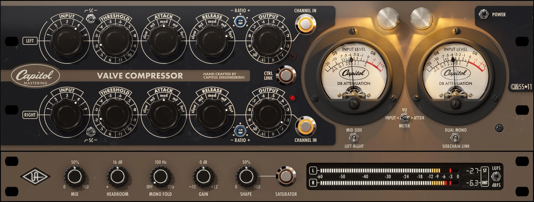 Universal Audio Capitol Mastering Compressor UAD 插件
