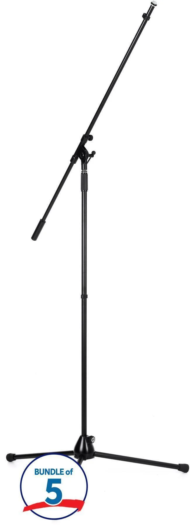 K&M 21021 加高型吊臂麦克风支架 - 黑色（5只装）