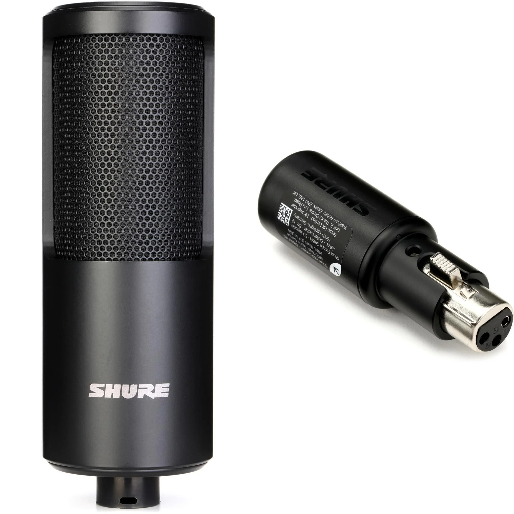 Shure SM4 双振膜电容家用录音麦克风，配音频接口