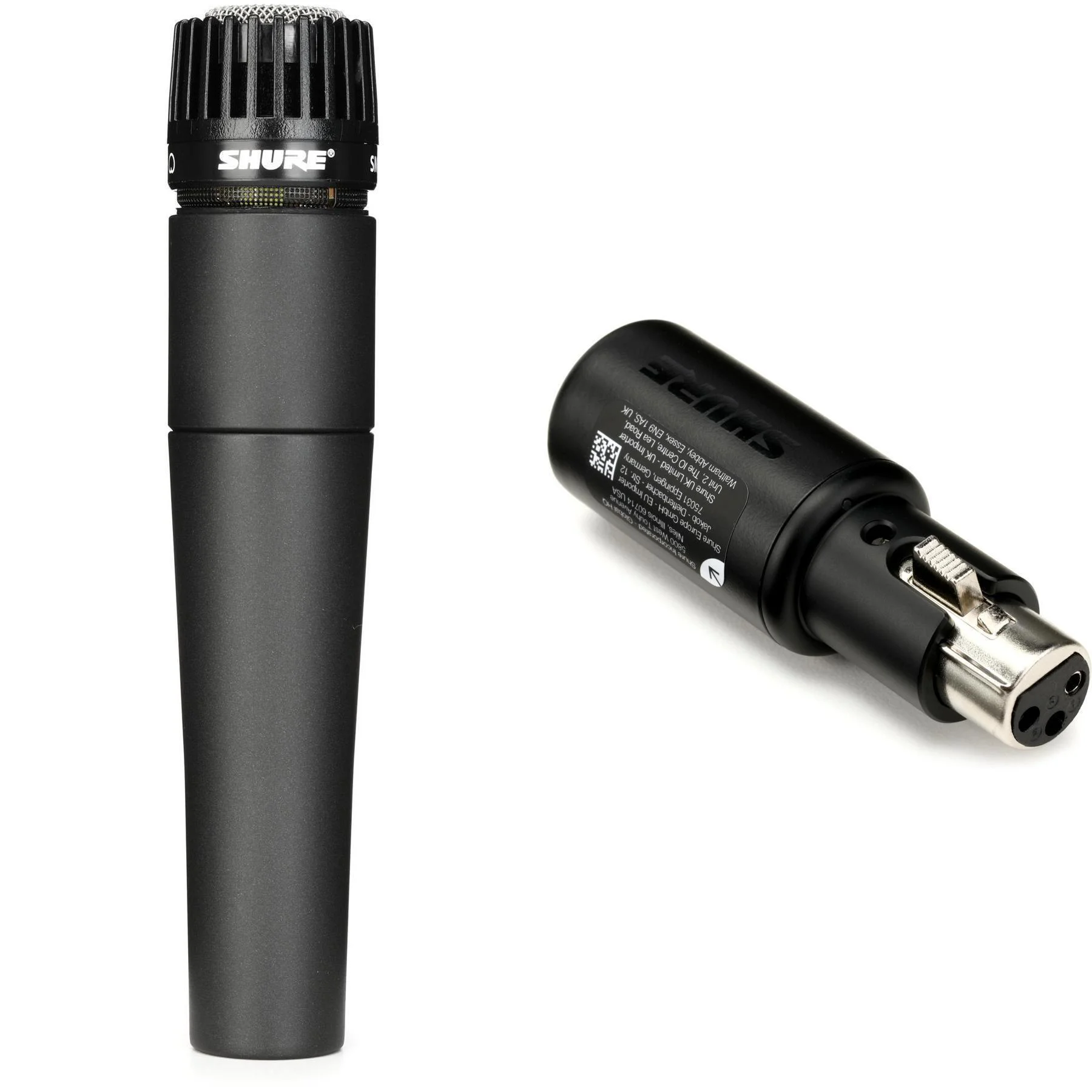 Shure SM57 心形动圈乐器麦克风，配音频接口
