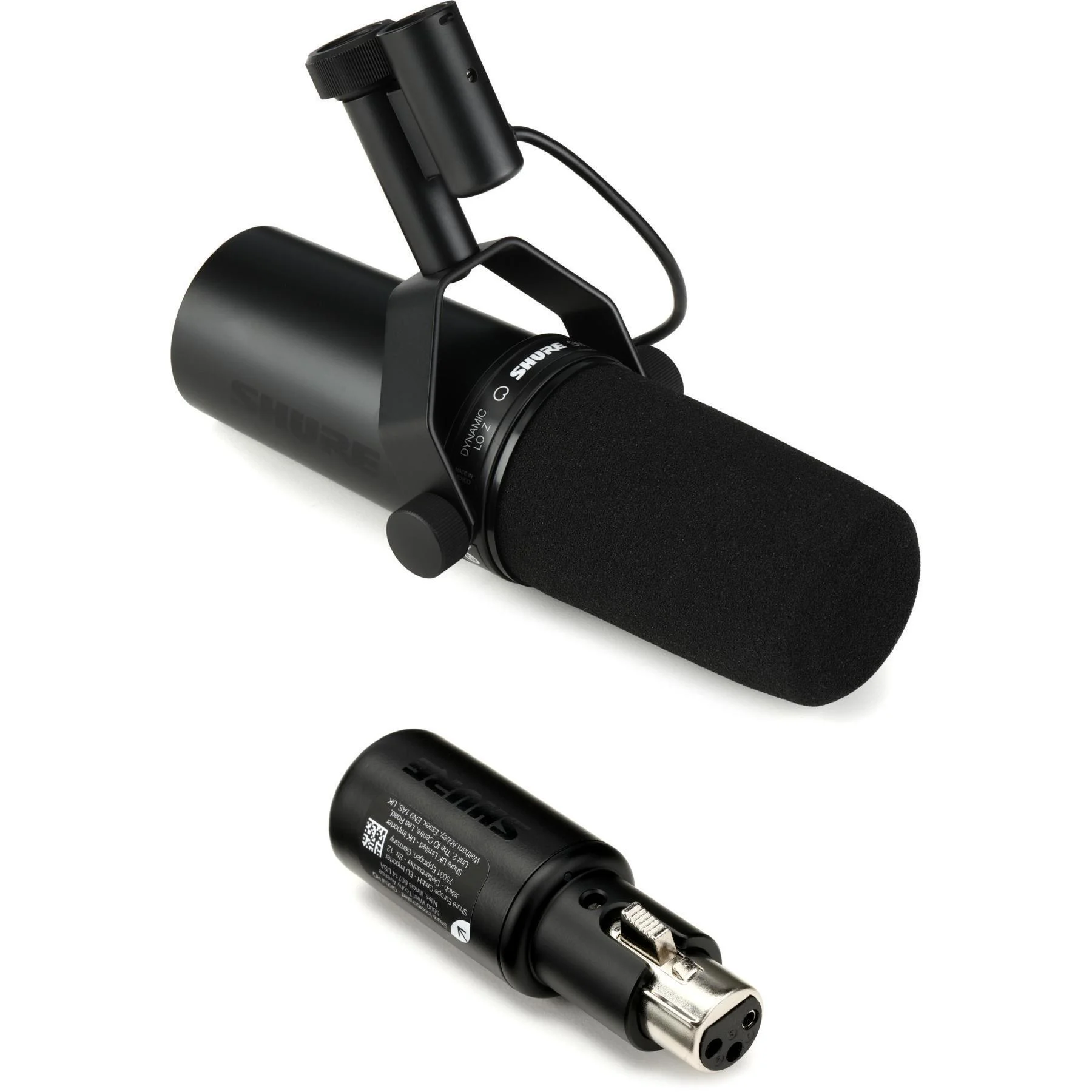 Shure SM7dB 有源动圈麦克风，配音频接口