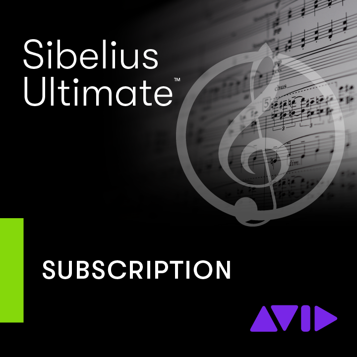 Avid Sibelius Ultimate - 1年订阅