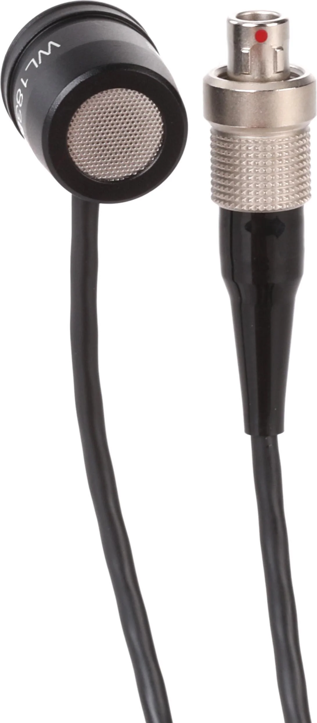 Shure WL183m 全指向领夹麦克风，配 LEMO 连接器 - 黑色