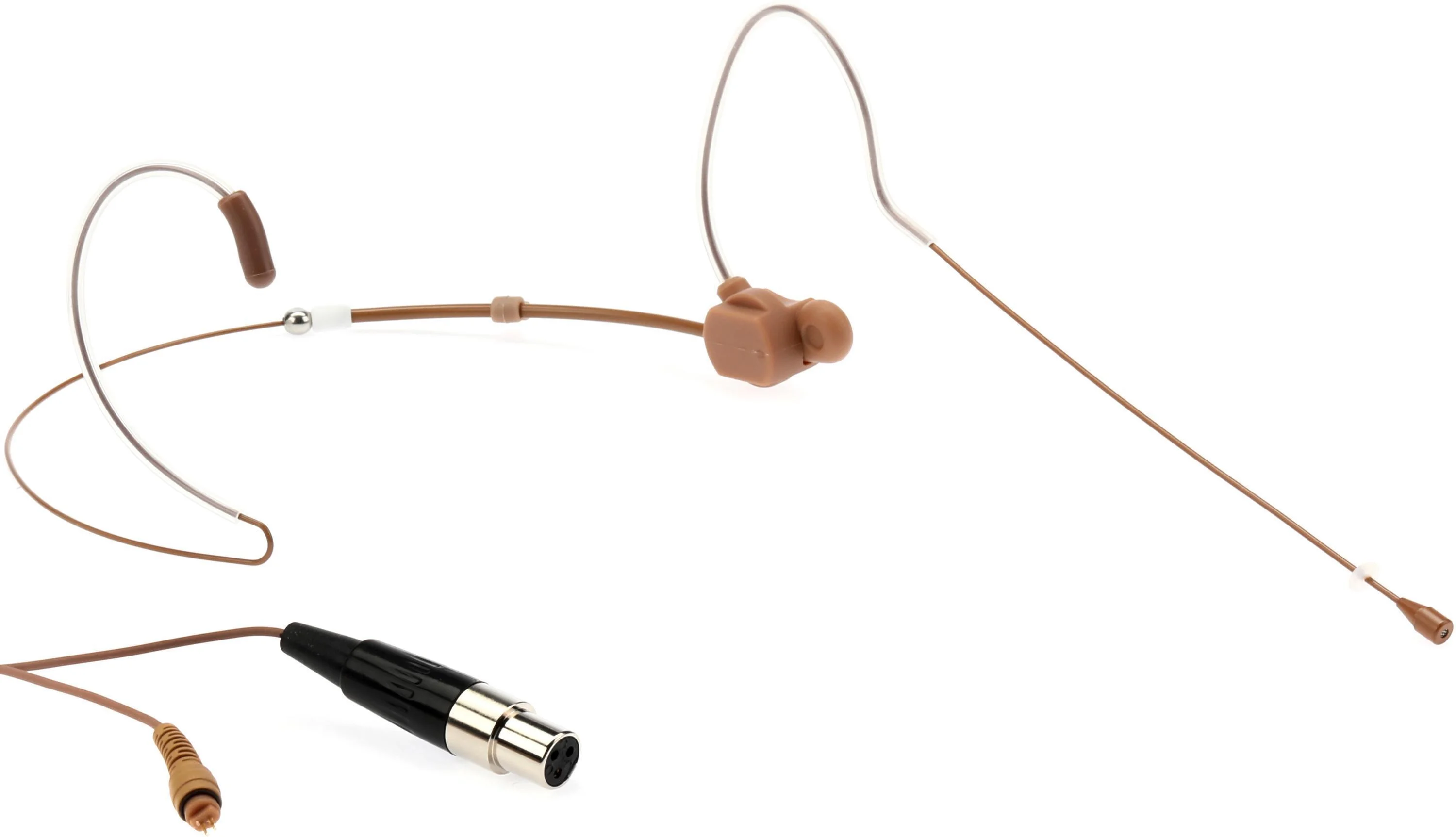 Acacia Audio LIZ Roadster Platinum 头戴式麦克风，带 T3 无线连接头 - 可可色