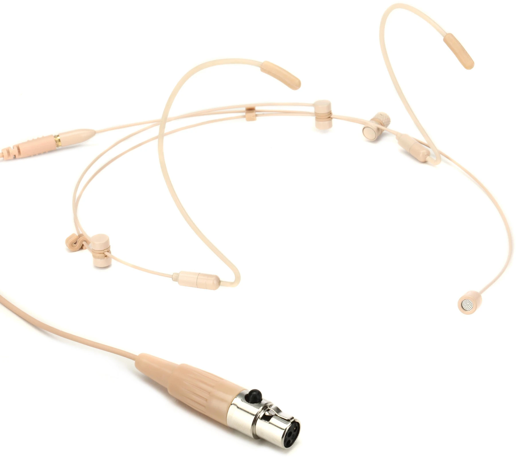 Galaxy Audio HSM8F 全指向头戴式麦克风，带 EV 无线连接头 - 米色