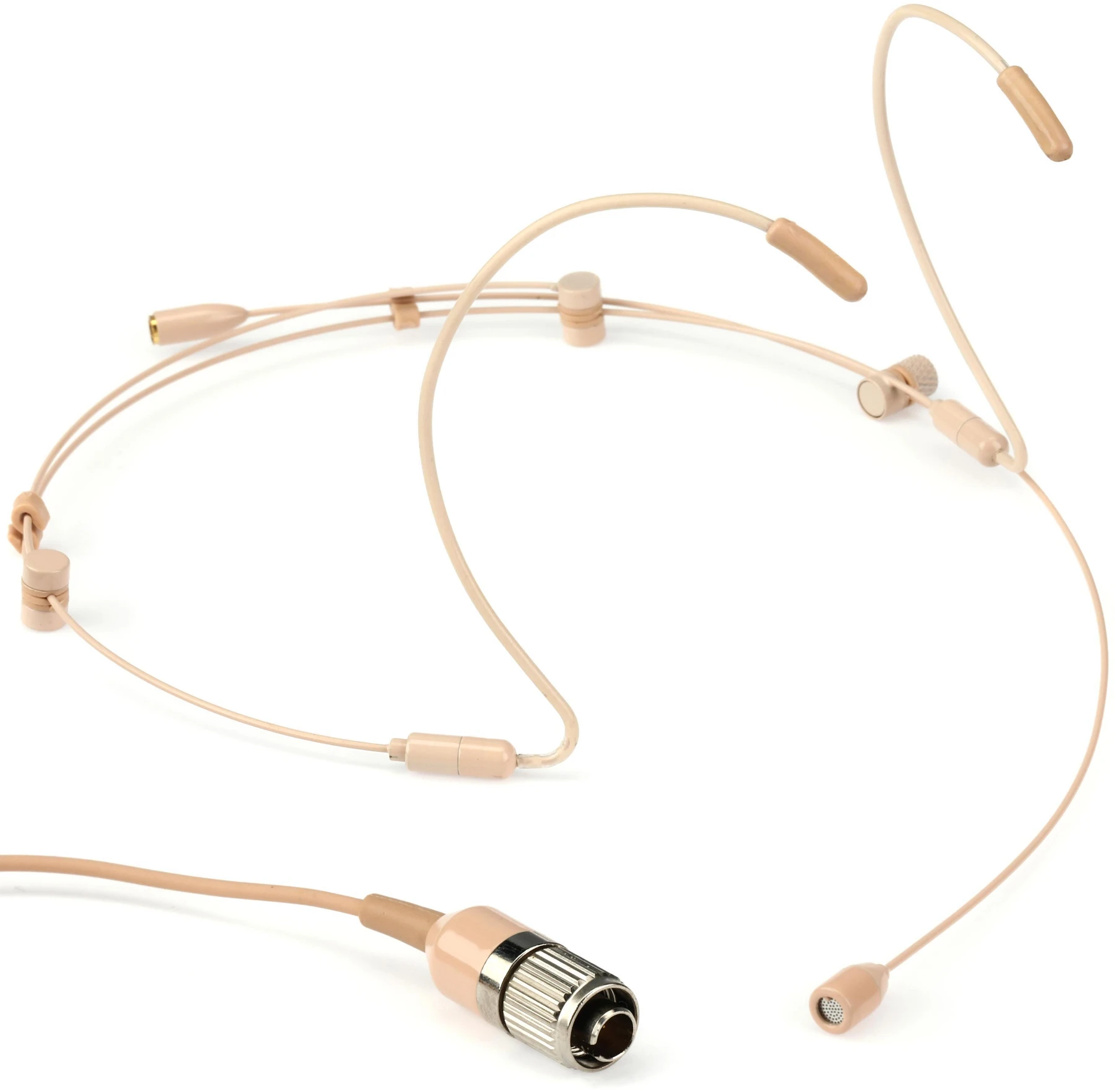 Galaxy Audio HSM4F 全指向耳挂式麦克风，带 Audio-Technica cH 无线连接头 - 米色