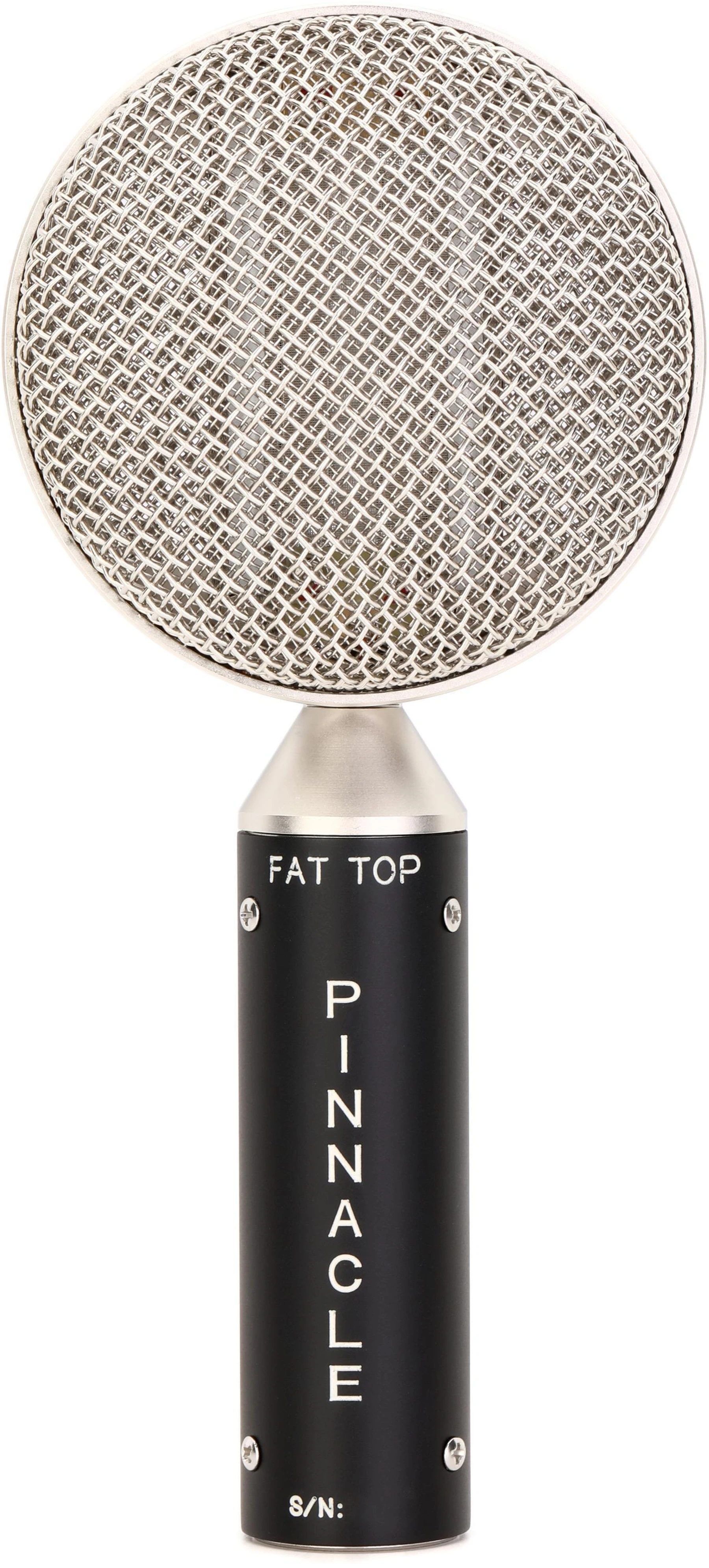 Pinnacle Microphones Fat Top 铝带麦克风 - 黑色