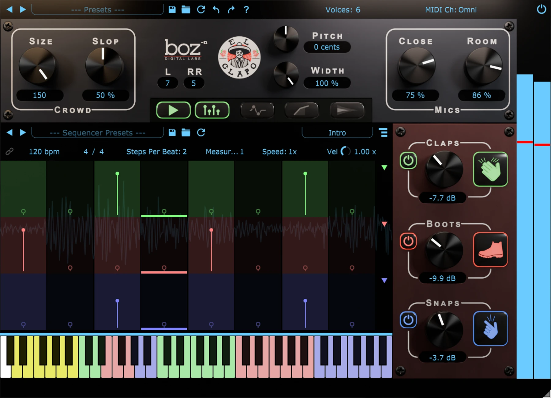 Boz Digital Labs El Clapo Rhythm 节奏插件
