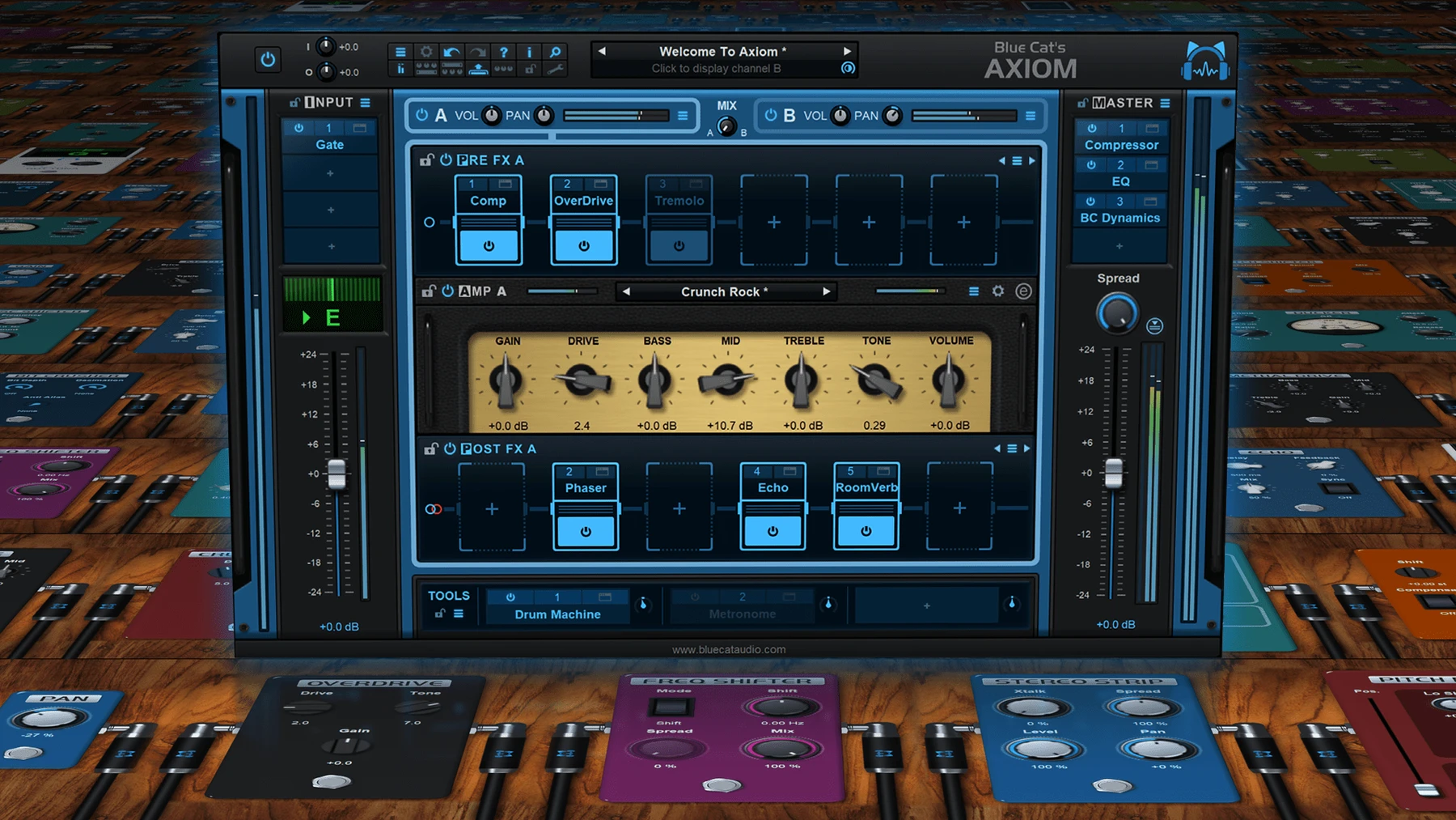Blue Cat Audio Axiom 多效果器与音箱模拟插件