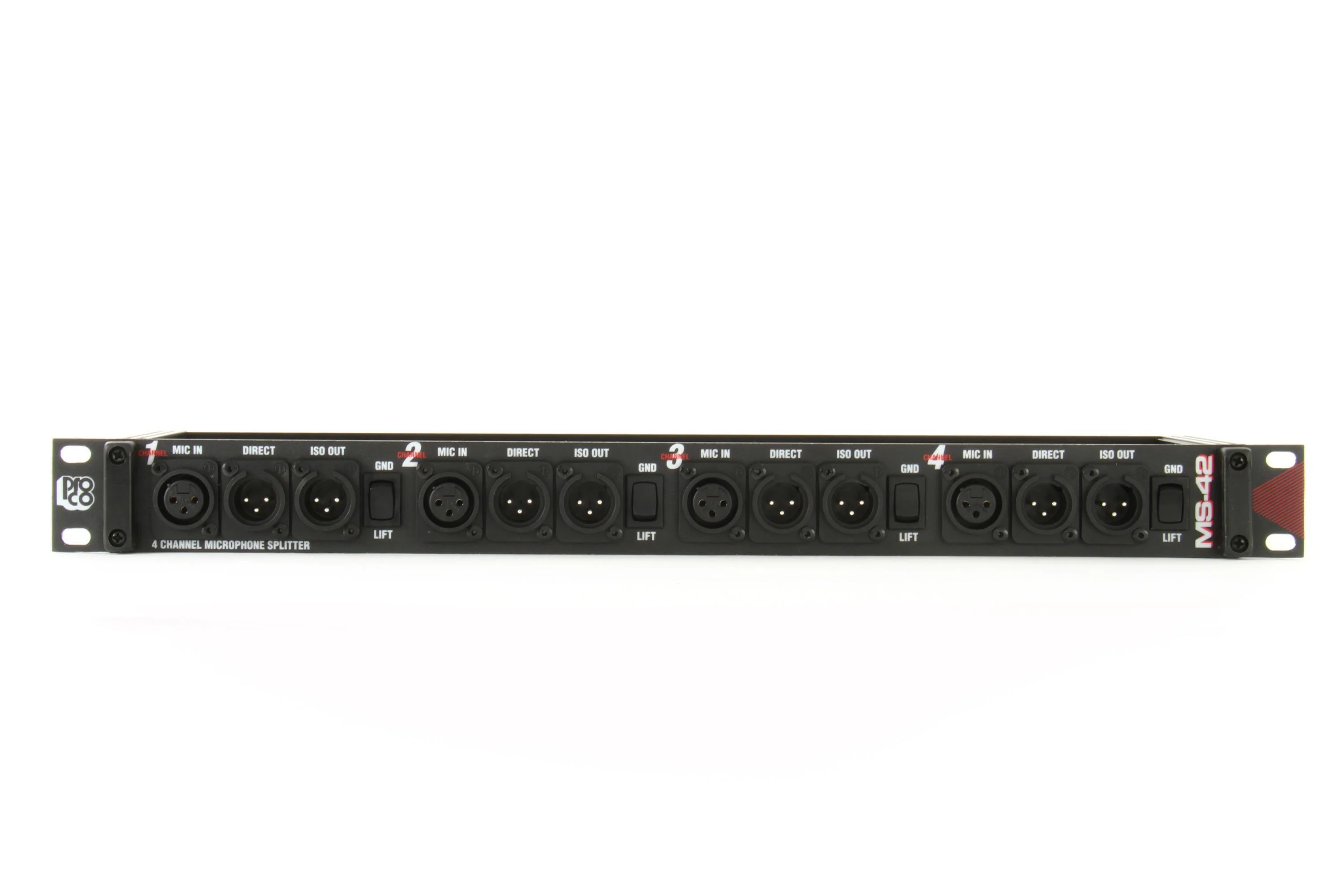 Pro Co MS-42A 4通道麦克风分线器