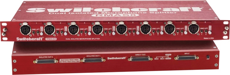 Switchcraft RMAS8 8通道三分路麦克风分线器