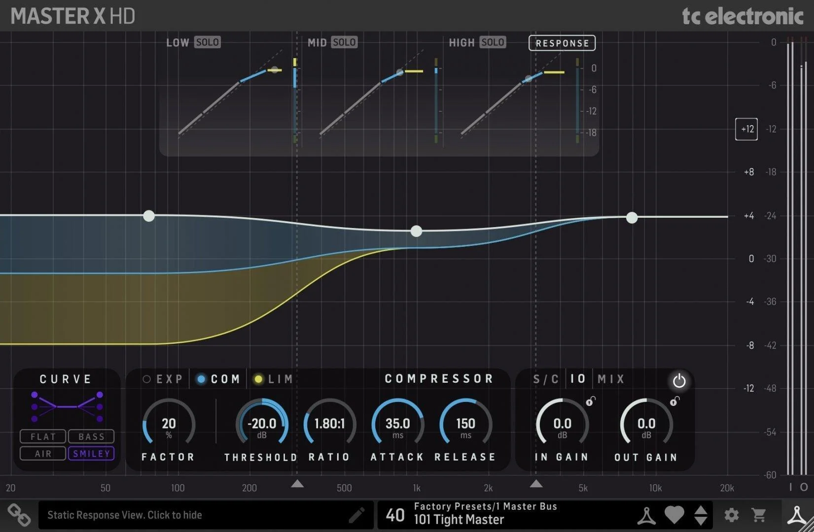 TC Electronic Master X HD 多频段动态处理器插件