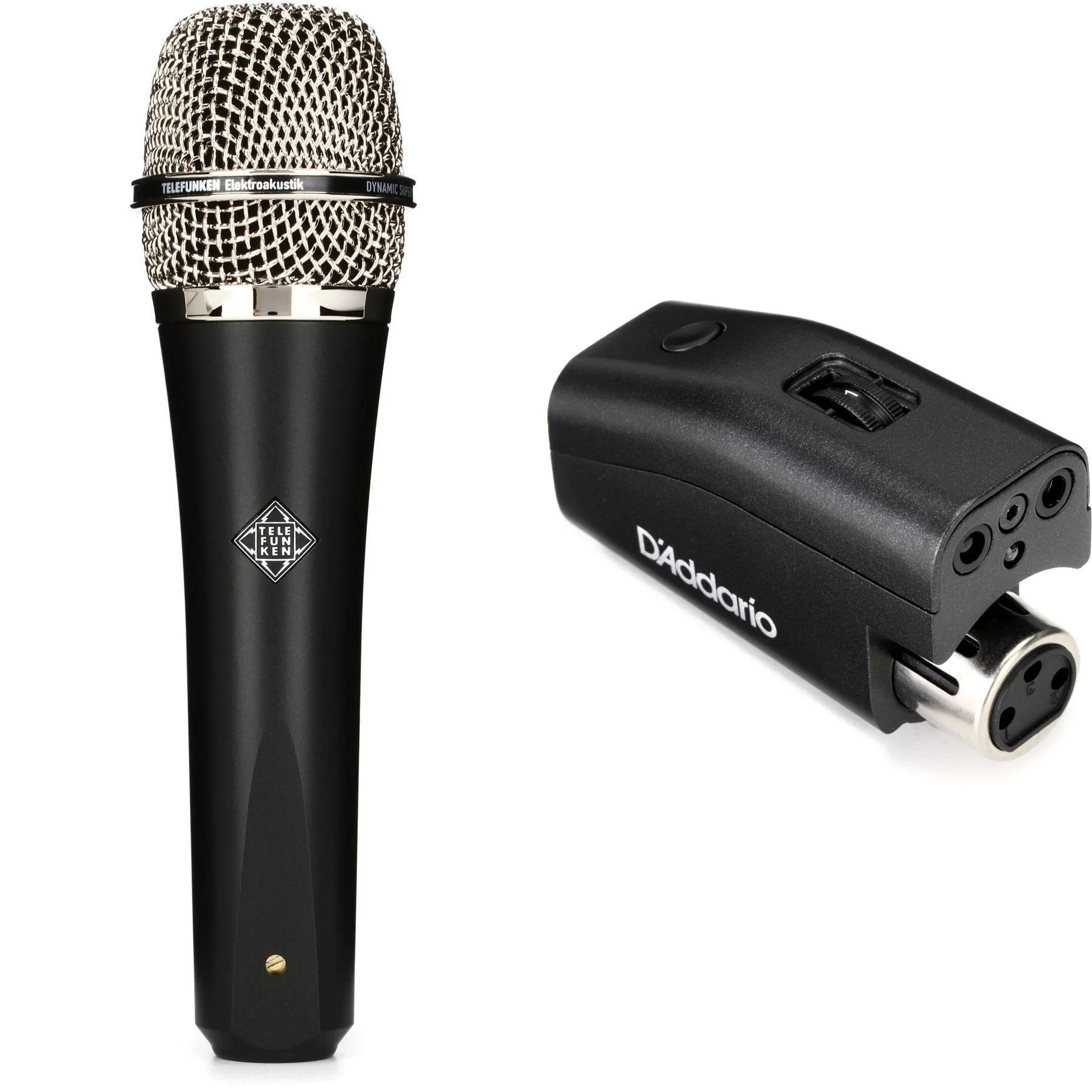 Telefunken M80 超心形手持动圈人声麦克风，带 D'Addario IR Mic Mute