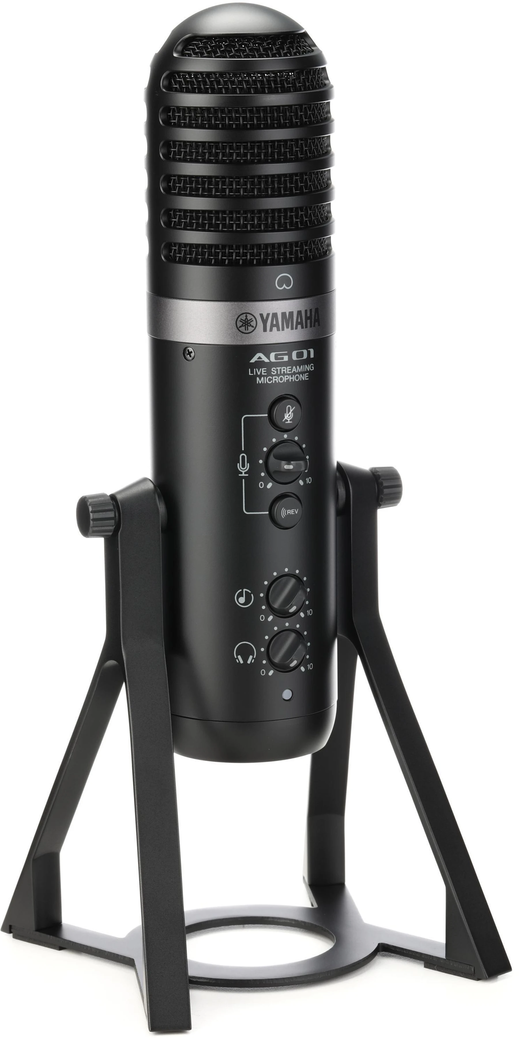 Yamaha AG01 直播用 USB 电容麦克风 - 黑色