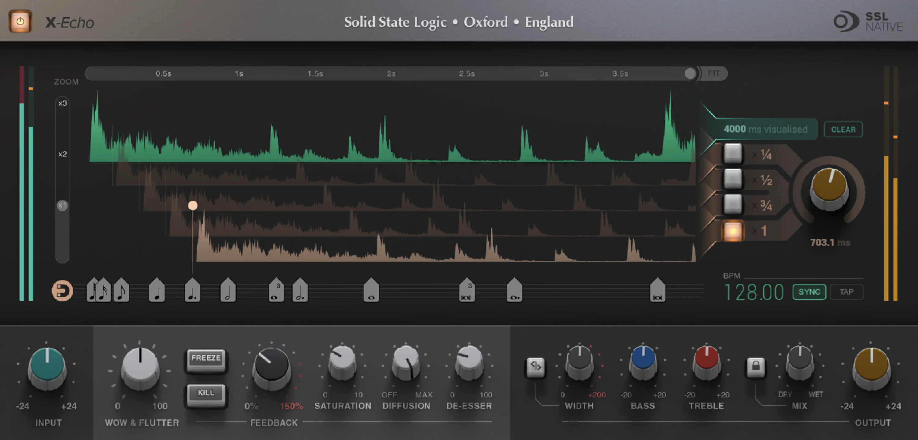 Solid State Logic X-Echo 复古磁带延迟插件