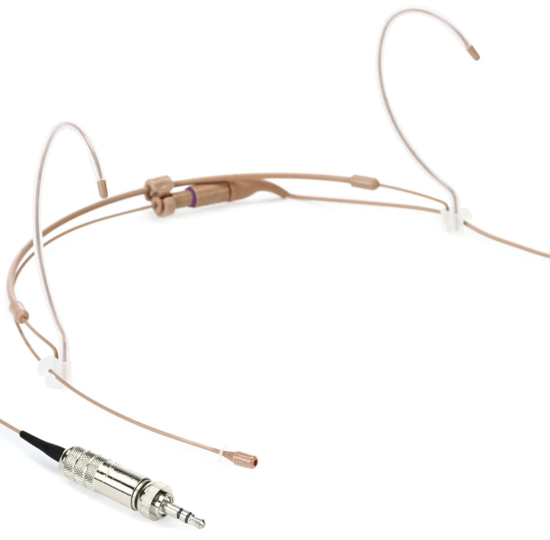 Countryman H6 全指向头戴式麦克风，适用于强人声，配 3.5mm 锁定接头，适用于 Sennheiser 无线系统 - 棕褐色