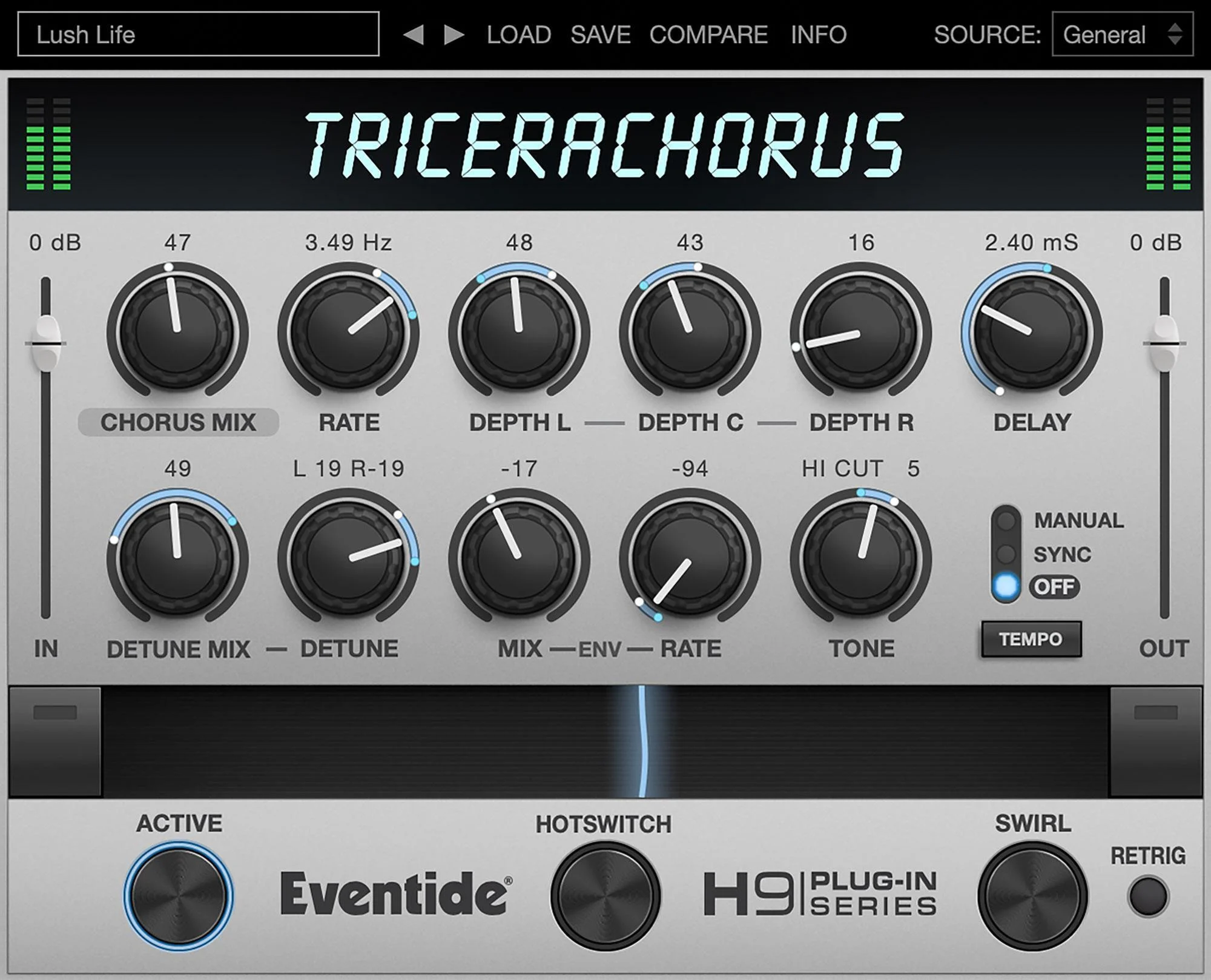 Eventide TriceraChorus 复古三重合唱插件