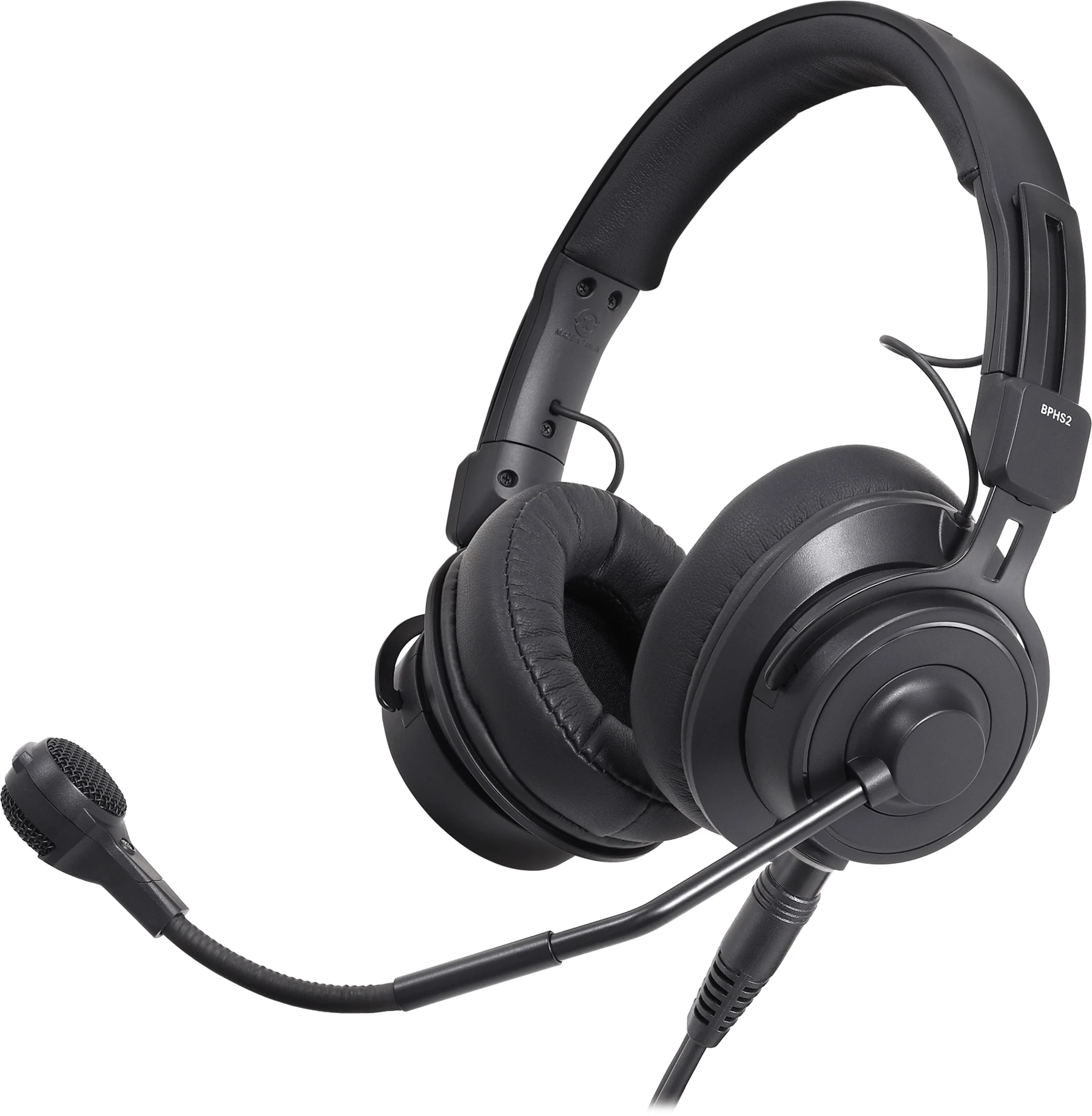 Audio-Technica BPHS2A-UT 广播立体声耳机麦克风 - 未端接