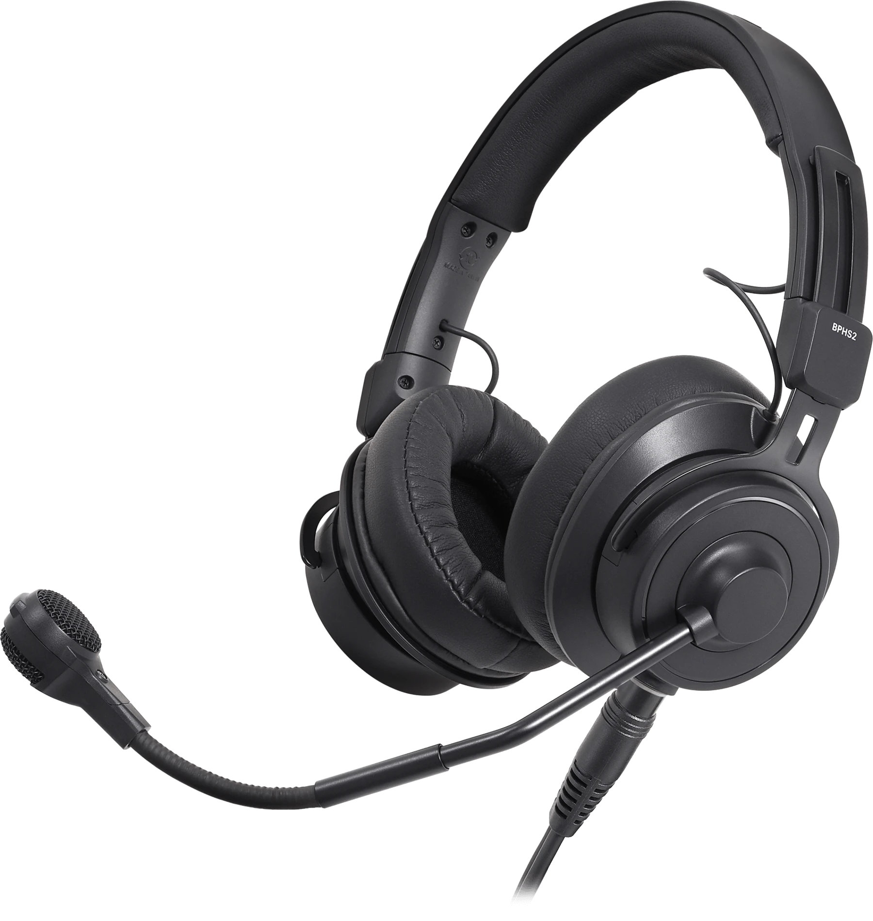 Audio-Technica BPHS2Ca-UT 广播立体声耳机麦克风 - 未端接