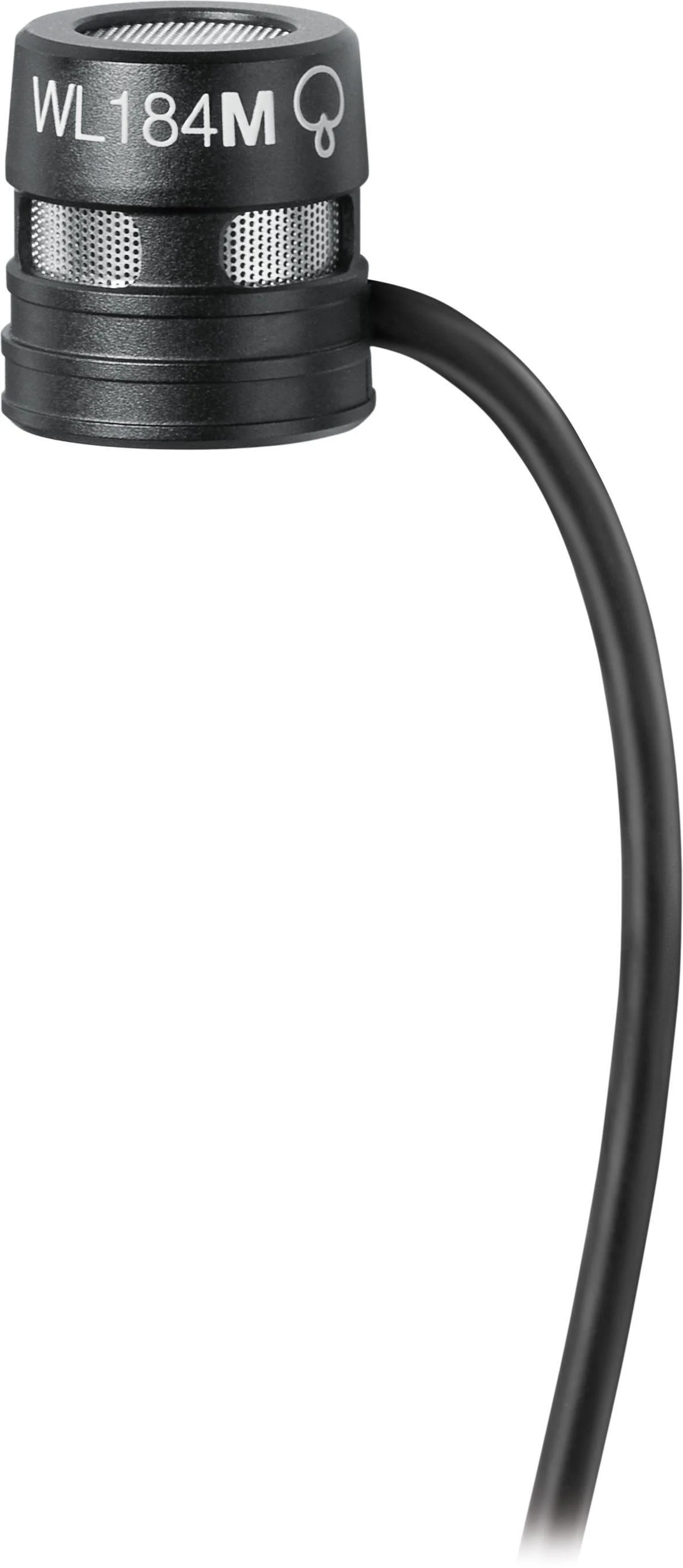 Shure WL184m 超心形领夹麦克风，配 LEMO 接头 - 黑色