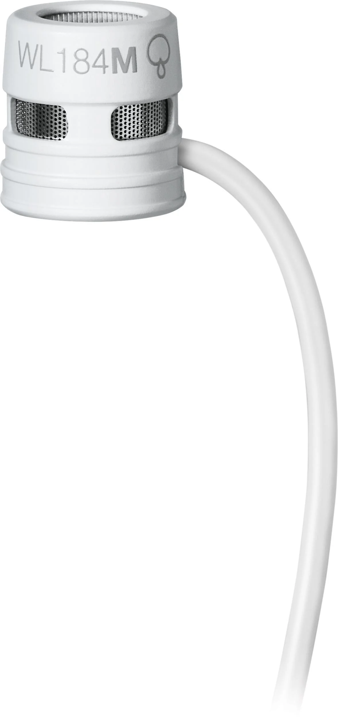 Shure WL184m 超心形领夹麦克风，配 LEMO 接头 - 白色