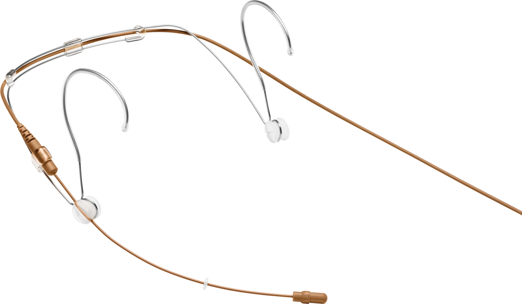 Shure DuraPlex DH5 全向头戴式麦克风，配 LEMO3 接头 - 可可色