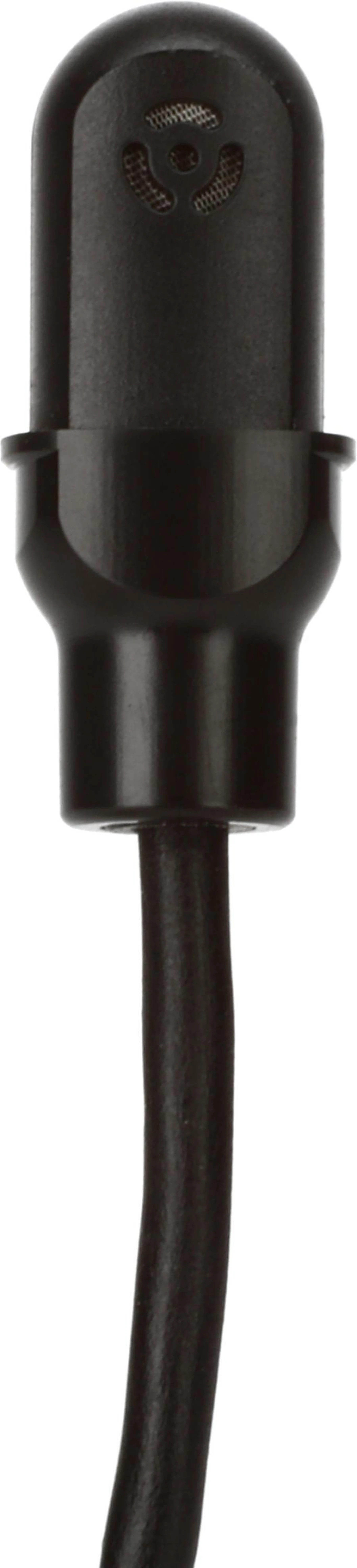 Shure DuraPlex DL4 全向领夹麦克风，配 LEMO3 接头 - 黑色