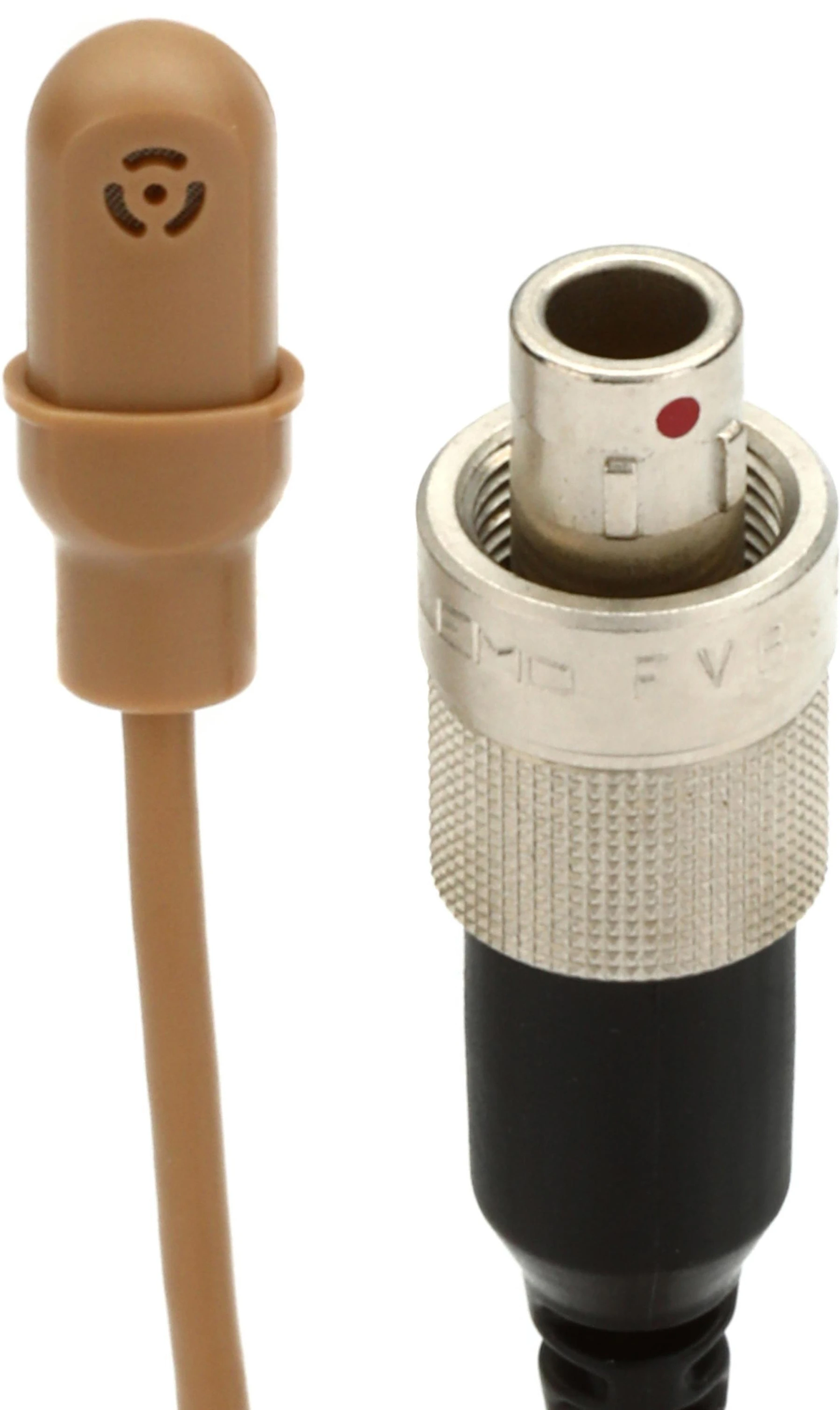 Shure DuraPlex DL4 全向领夹麦克风，配 LEMO3 接头 - 可可色