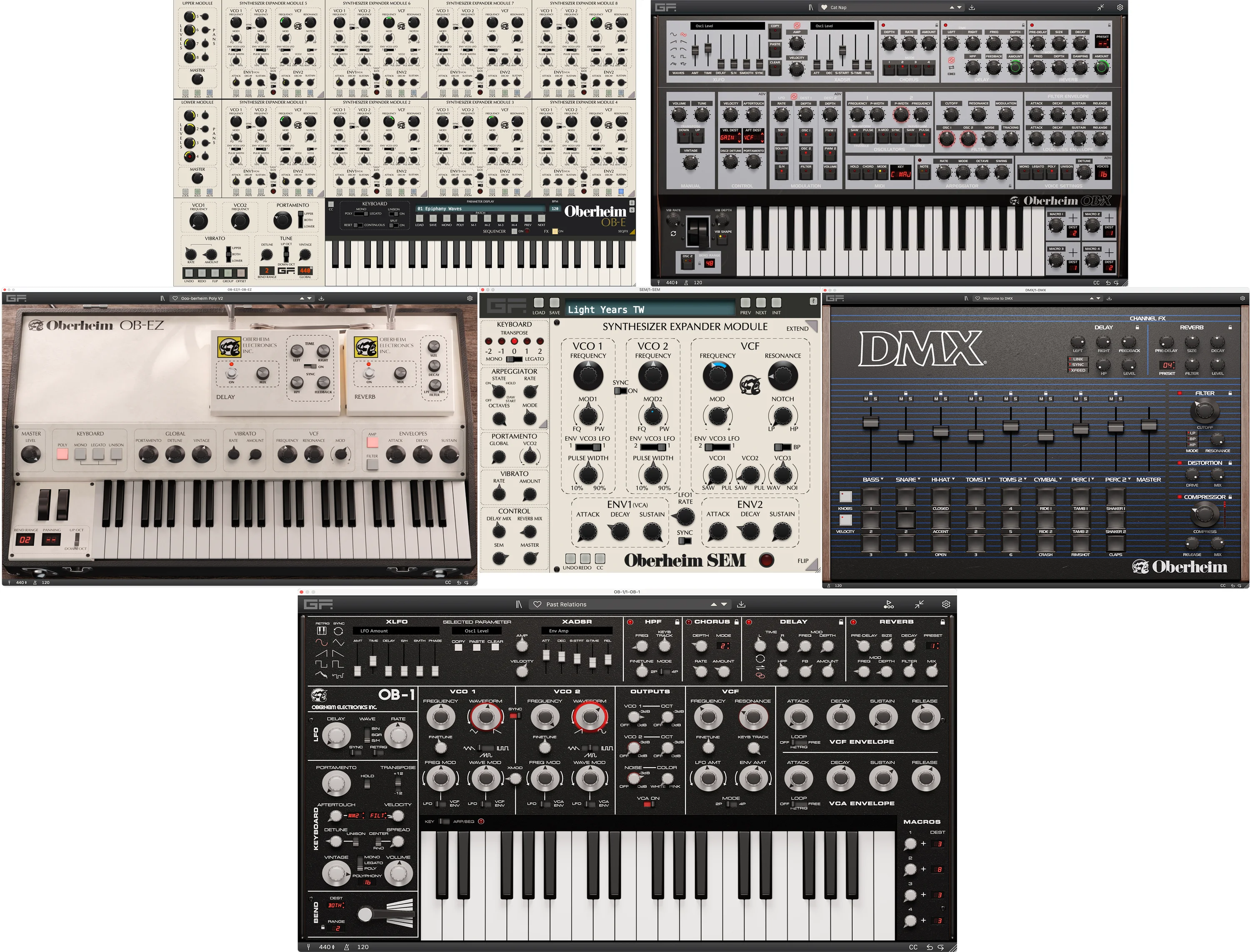 GForce Oberheim Bundle 合成器插件合集