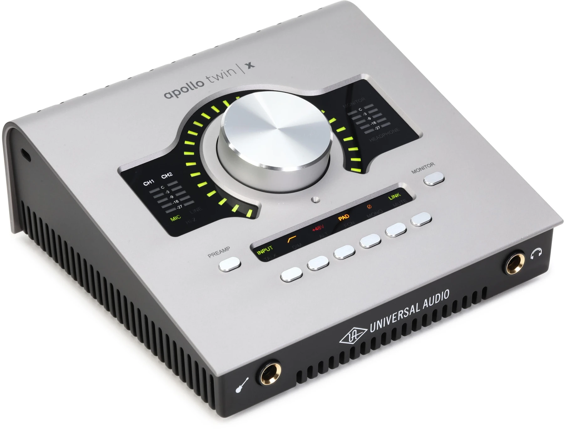 Universal Audio Apollo Twin X QUAD 第2代 Essentials+ 10 x 6 雷电音频接口，搭载 UAD DSP