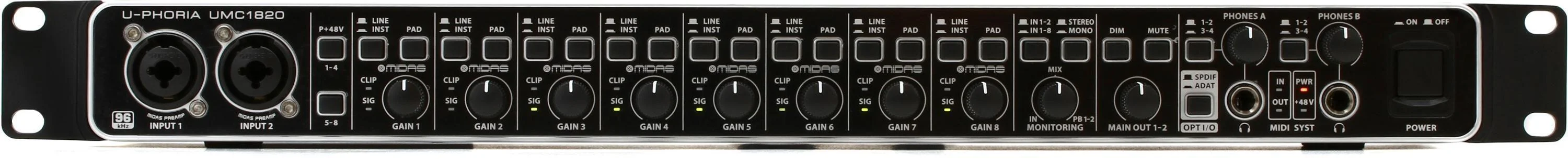 Behringer U-Phoria UMC1820 USB 音频接口