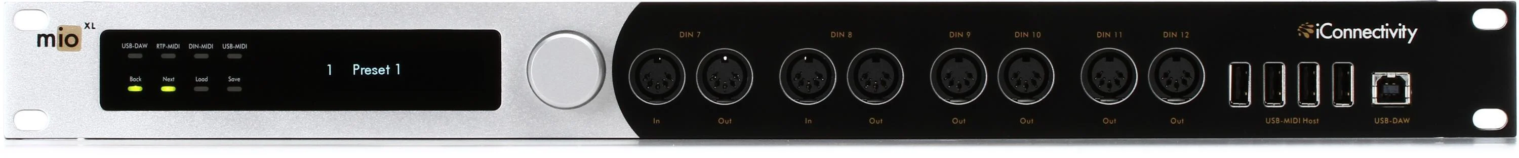 iConnectivity mioXL 8x12 USB/可联网 MIDI 接口