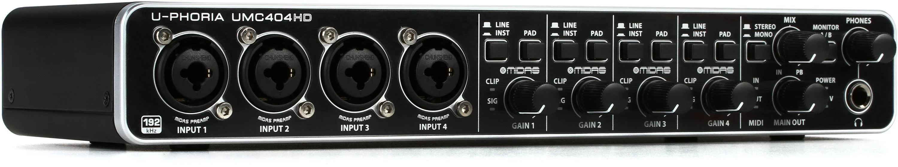 Behringer U-Phoria UMC404HD USB 音频接口