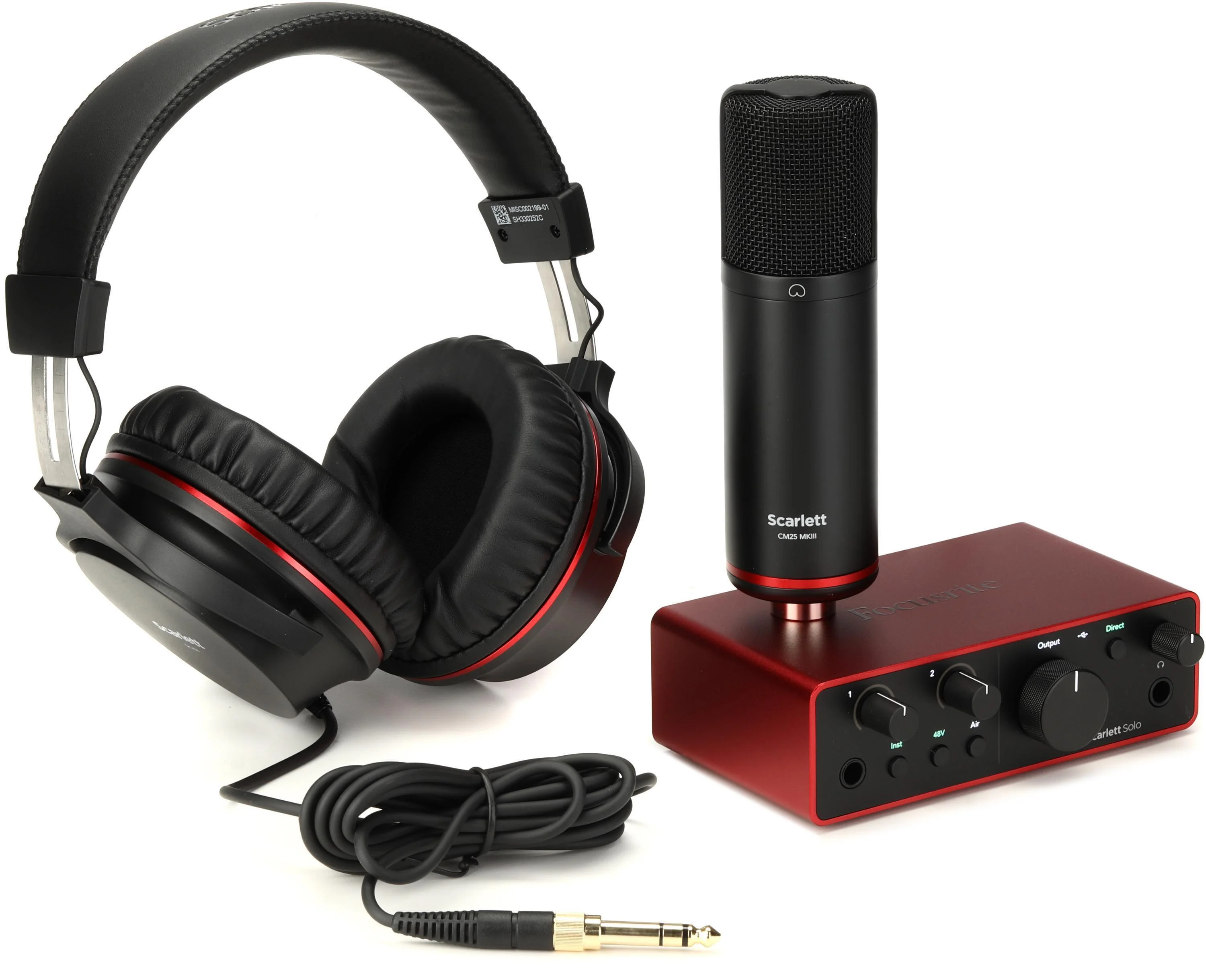 Focusrite Scarlett Solo Studio 第4代录音套装