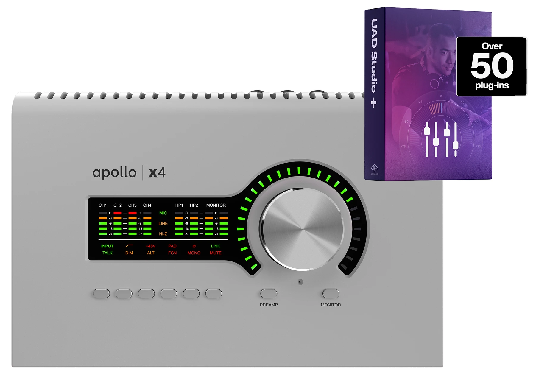Universal Audio Apollo x4 第二代 Studio+ 版套装