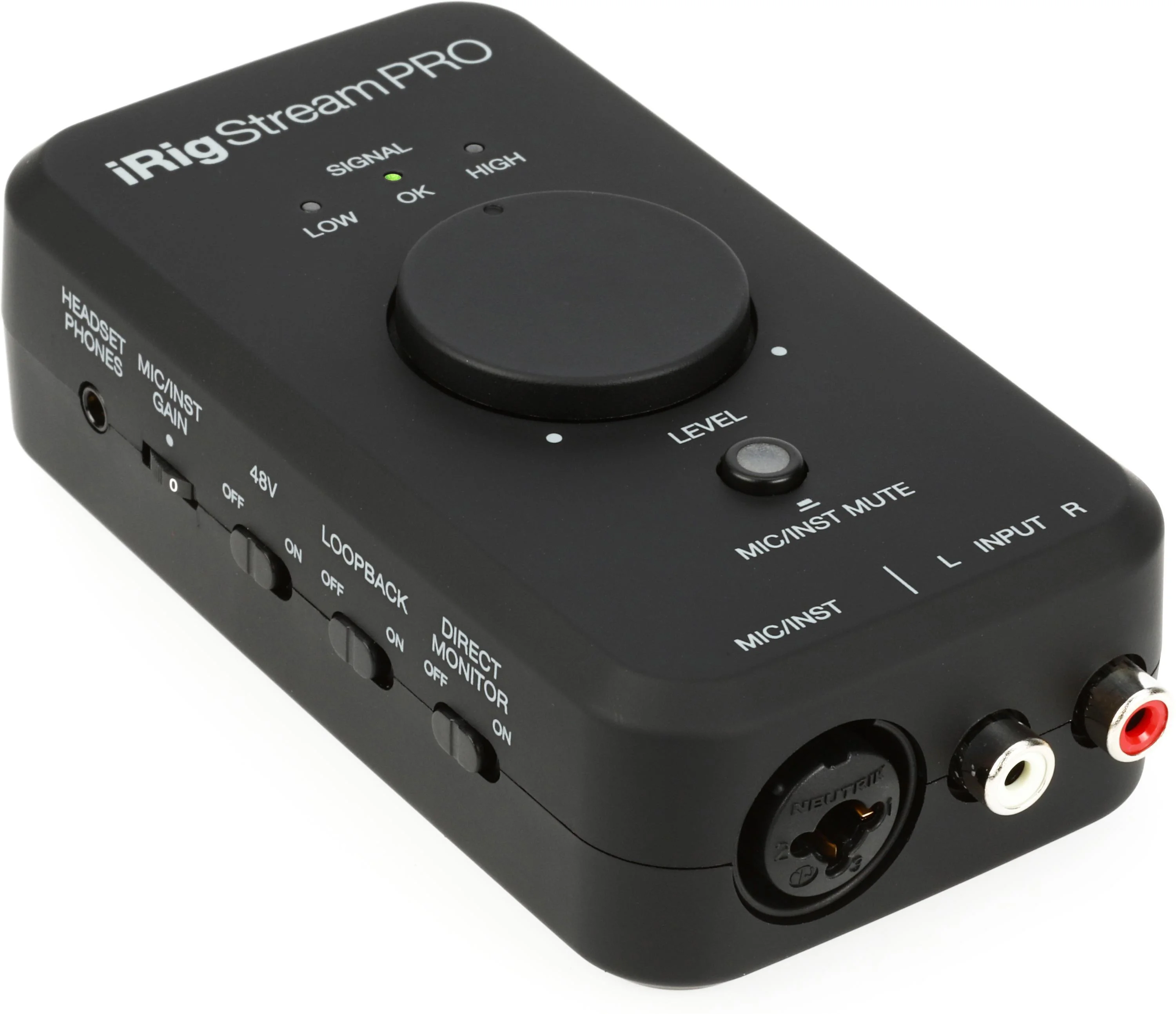 IK Multimedia iRig Stream Pro - 适用于 iOS、Android、Mac/PC 的直播音频接口