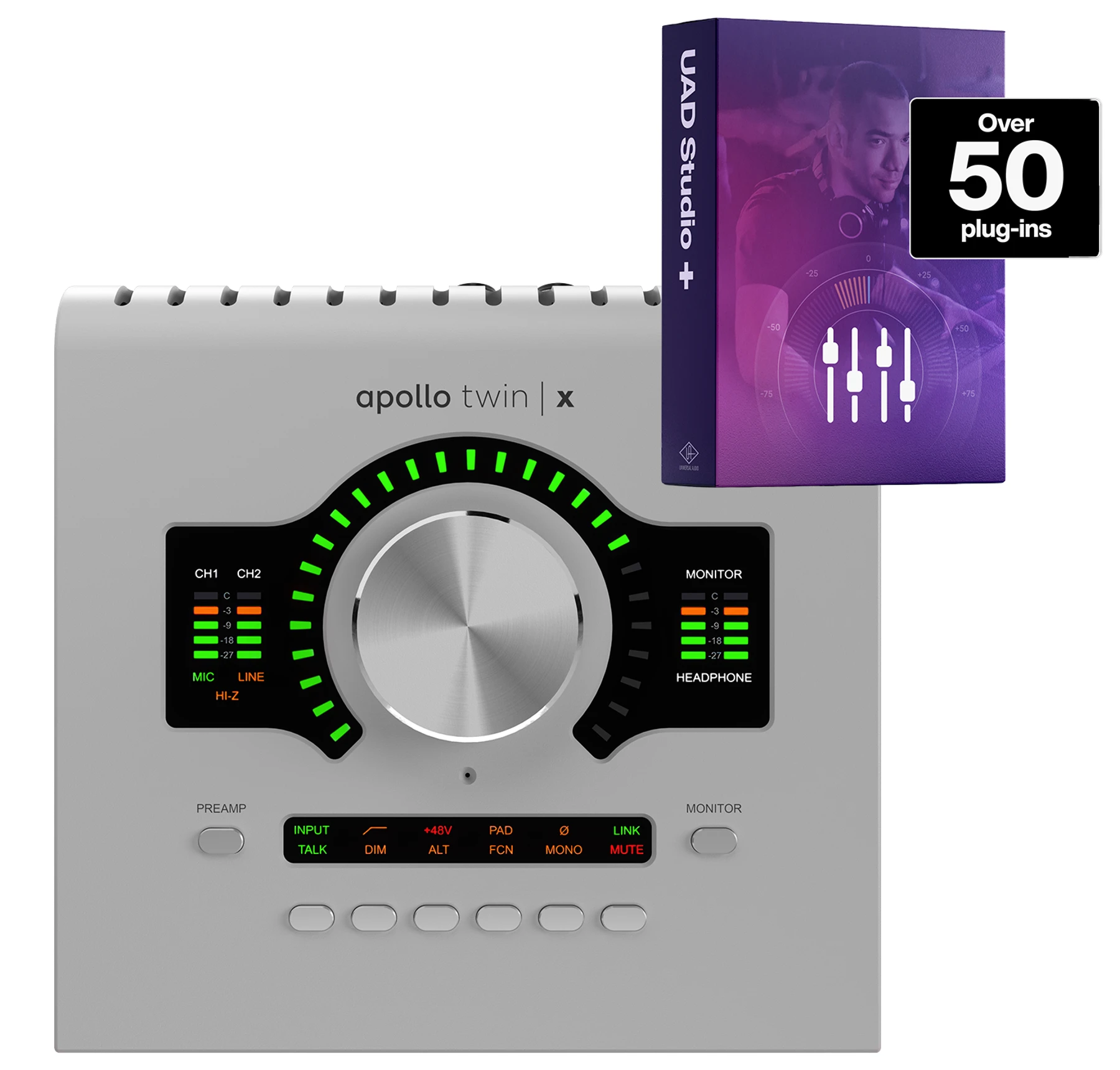 Universal Audio Apollo Twin X QUAD 第二代 Studio+ 版套装