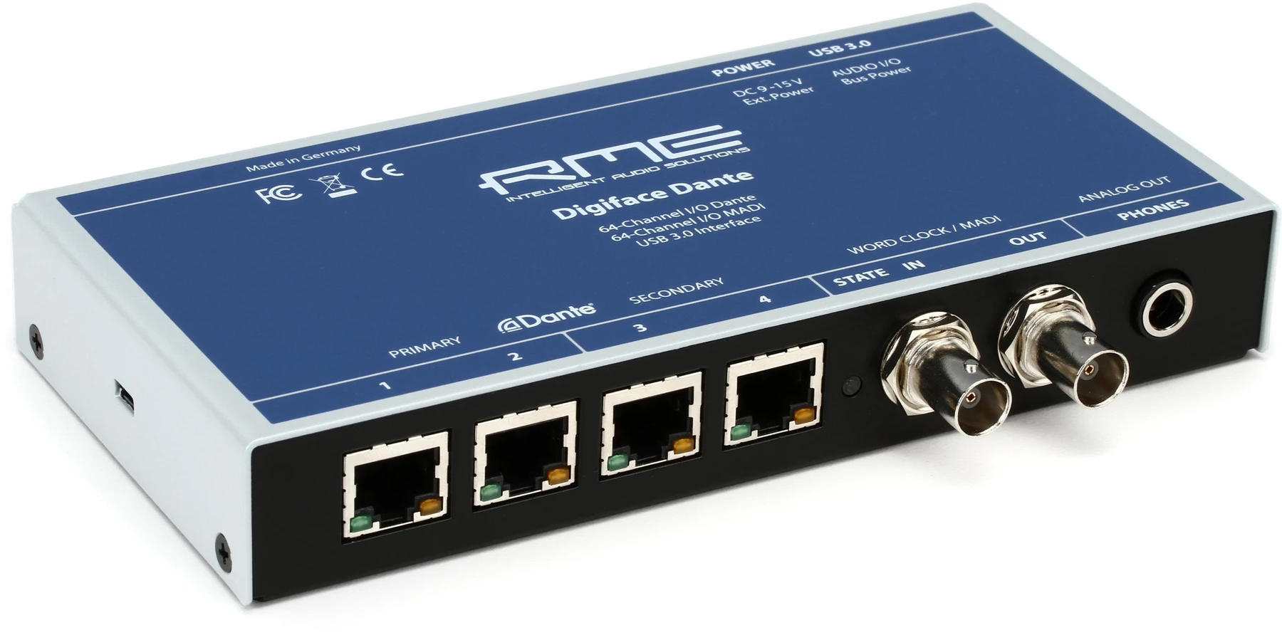 RME Digiface Dante Dante/MADI/USB 3.0 音频接口