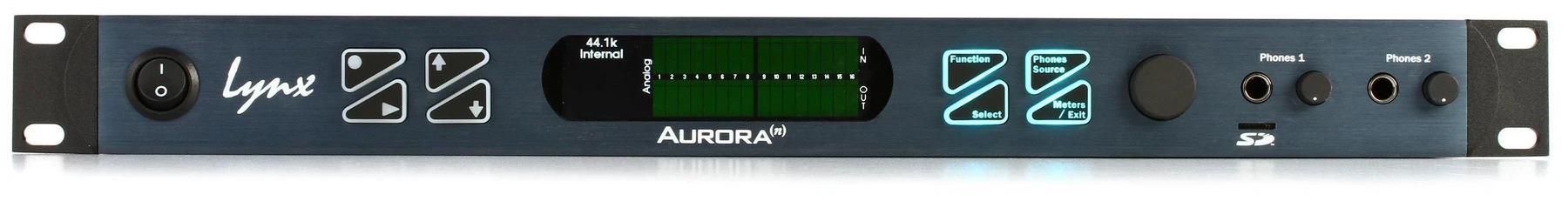 Lynx Aurora (n) 16-TB3 16通道 AD/DA 转换器，配 2x4 模拟模块、AES、ADAT 和 雷电3